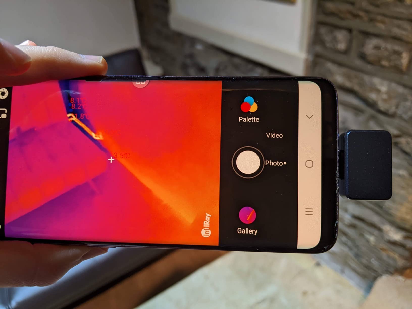 InfiRay P2 Pro Thermal Imaging Camera - Android Type-C, with Magnetic Macro Lens, Professional Grade Infrared Thermal Camera for Industrial, Home, PCB Detection customer photo 2
