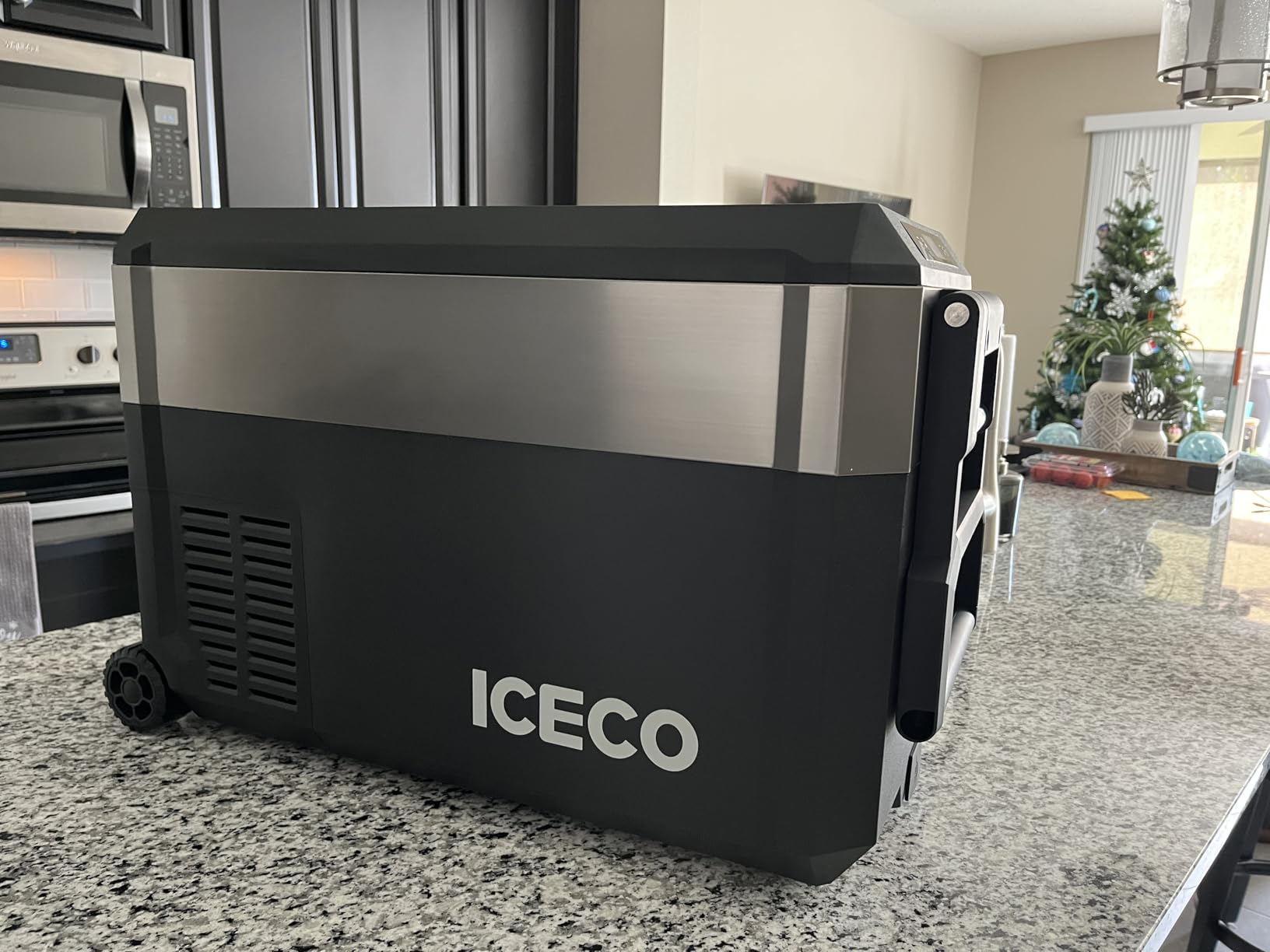 ICECO JP40 Pro 12 Volt Car Refrigerator, Portable Fridge Freezer for Camping, Car Fridge Powered by SECOP, 12V refrigerator for Car & Home, DC 12/24V, AC 110/240V, Multi-directional Lid customer photo 1