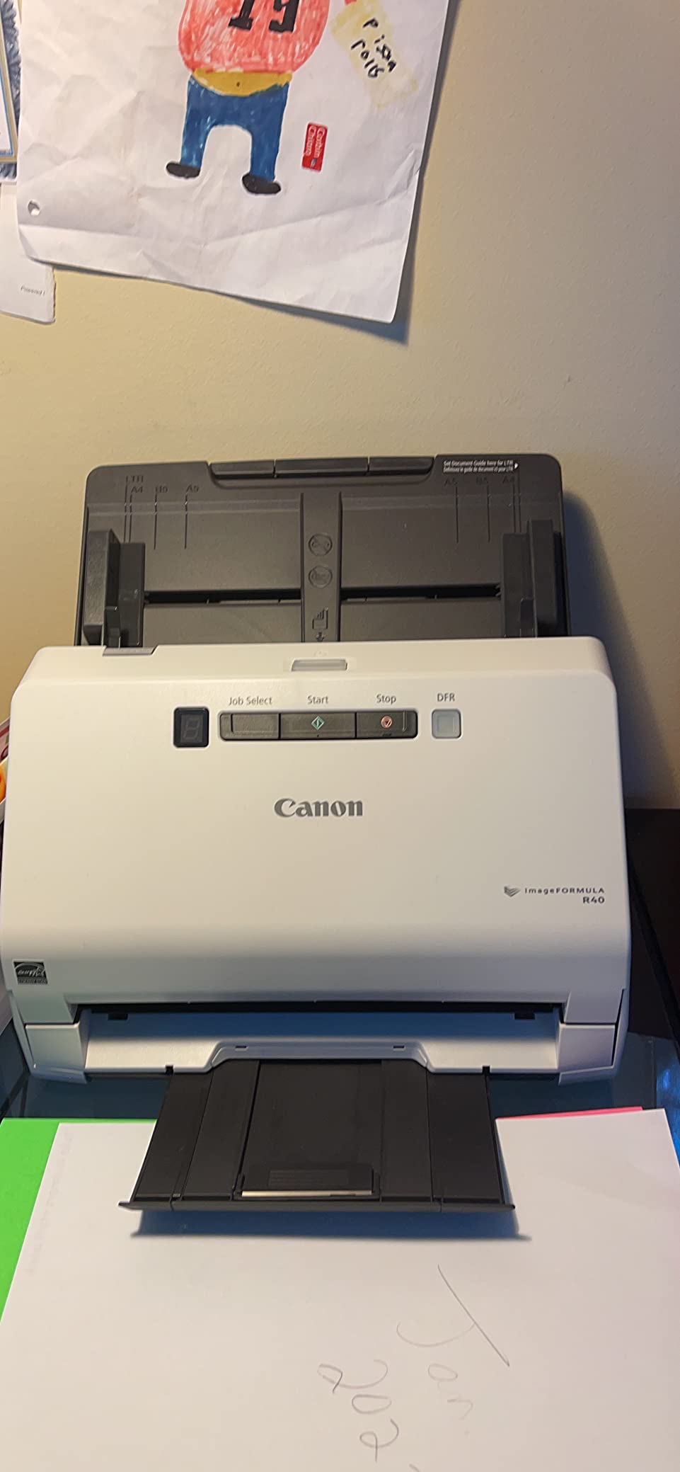 Canon imageFORMULA R40 Office Document Scanner Receipt Edition with Auto Document Feeder and QuickBooks Integration customer photo 2
