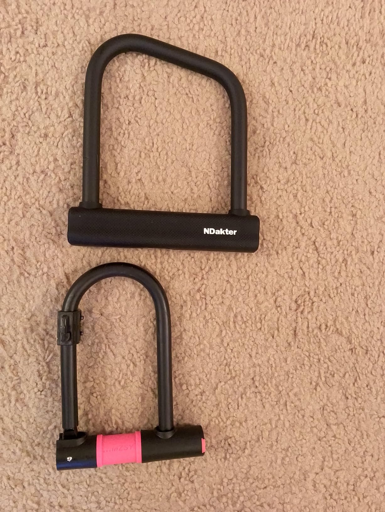 NDakter Bike Locks Heavy Duty Anti Theft Bicycle U Lock 18mm Shackle 6FT Steel Security Cable customer photo 2