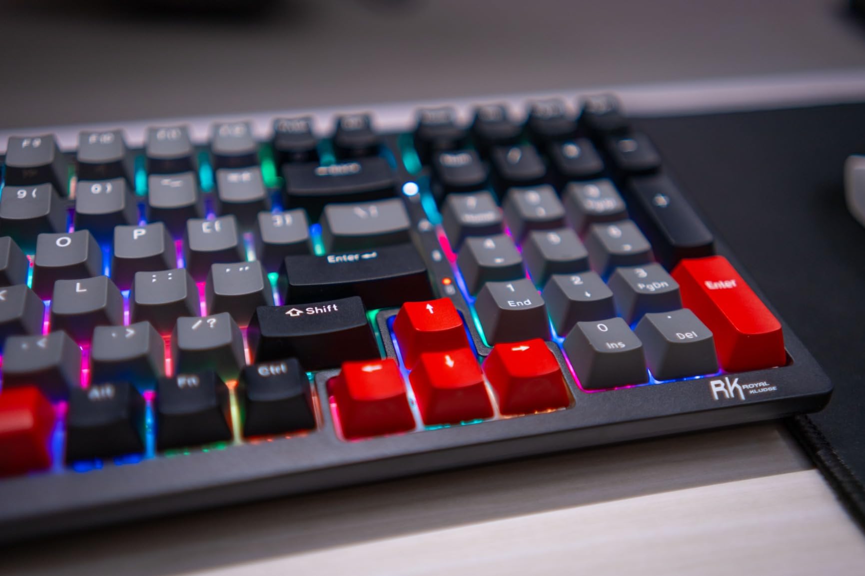 RK ROYAL KLUDGE RK98 Gaming Keyboard, Wireless Mechanical Keyboard 100 Keys Tri-Mode BT5.1/2.4G/USB-C Full Size Hot Swappable Custom Keyboard with Numpad RGB Backlit, Massive Battery, Silver Switch customer photo 2