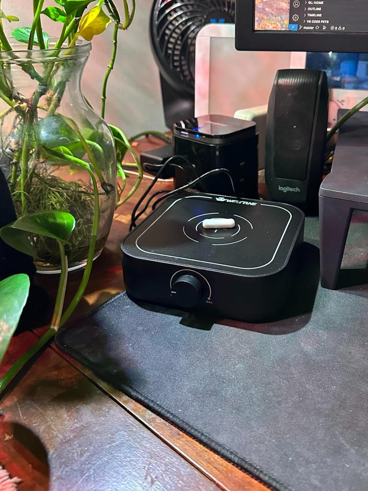 Magnetic Stirrer 3000rpm, Magnetic stir Plate with Stir Bar, Mini Magnetic Mixer Stirrer Max Stirring Capacity 3000mL, Lab Stirrers (No Heating) customer photo 1