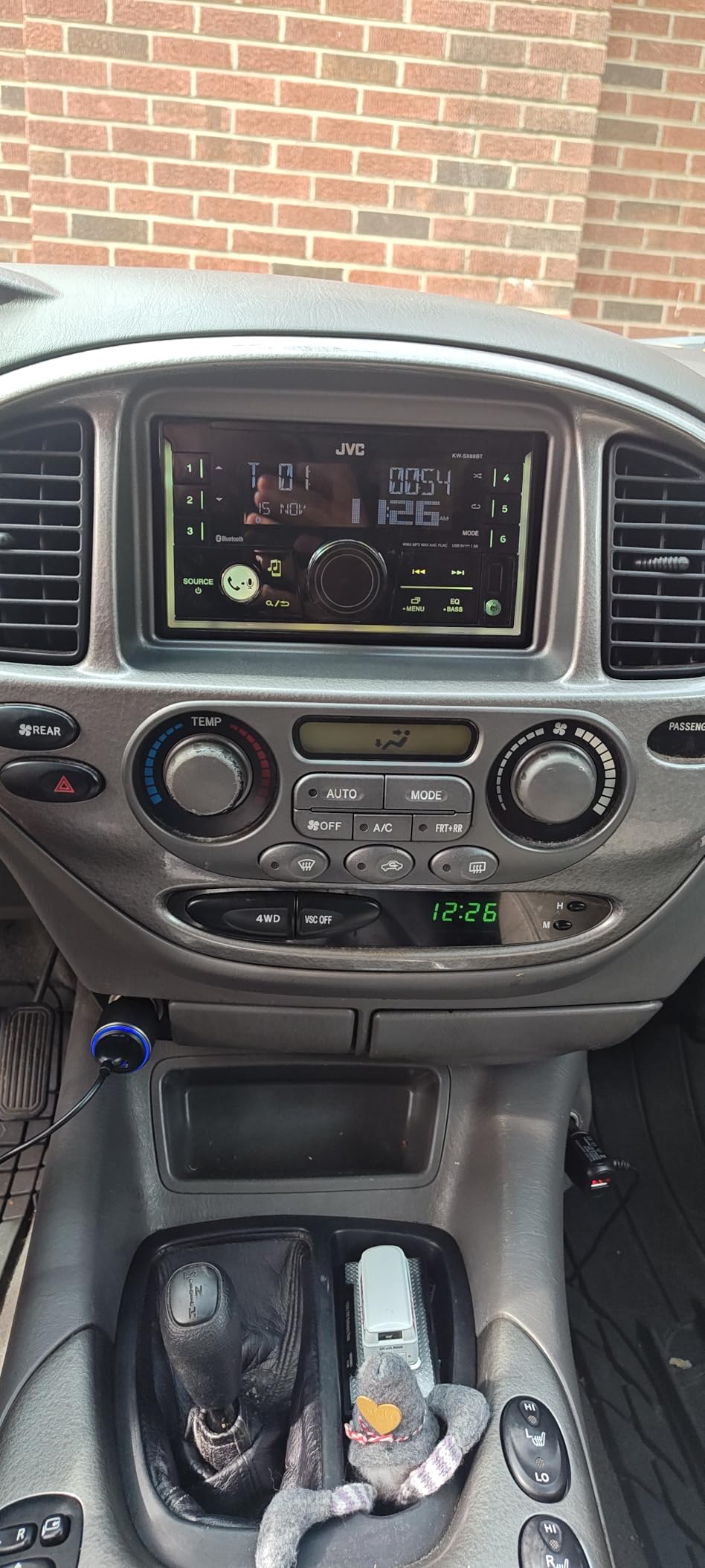 JVC KW-SX88BT Bluetooth Double Din Digital Media Car Stereo with Shallow Chassis, Variable Color Display, Front USB and Aux, Powerful Amplifier, AM/FM Radio, Perfect OEM Replacement for Your Vehicle customer photo 1