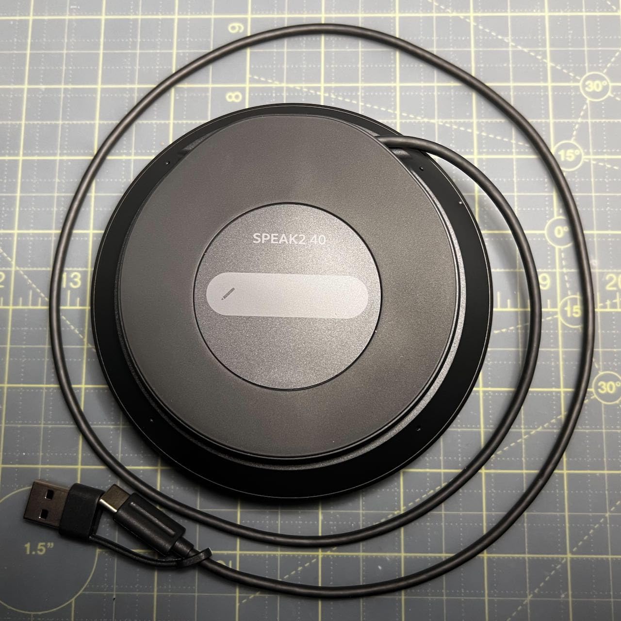 Jabra Speak2 40 Portable Speakerphone - 4 Noise-Cancelling Mics, Full-Range 50mm Portable Speaker, Wideband Audio and USB-A and USB-C Connections customer photo 1