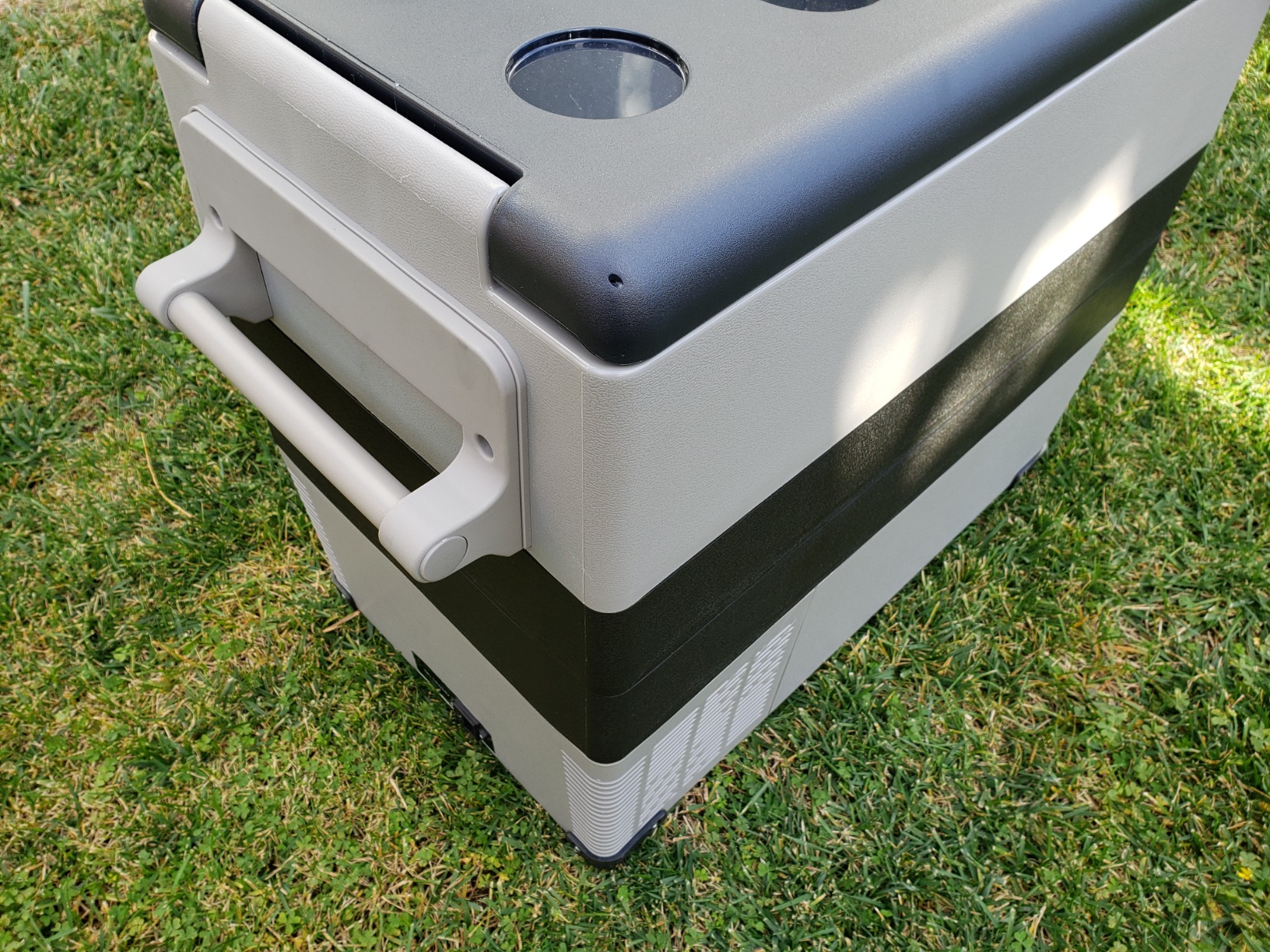 EUHOMY 12 Volt Refrigerator, 48QT(45L) Electric Cooler, 12V Fridge APP Control, 12V Cooler -4F~68F, Portable Freezer 12/24V DC 100-240V AC for Camping, Travel, Truck, Home customer photo 1