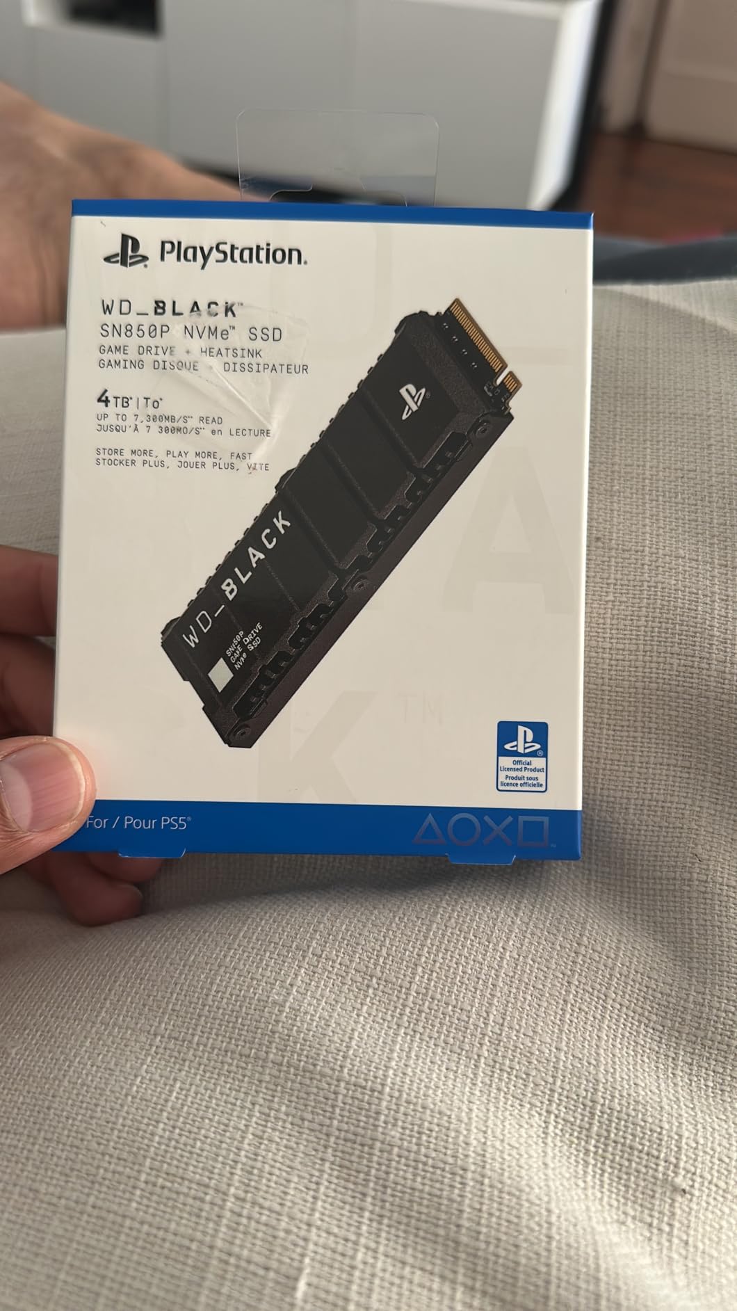 2TB SN850P NVMe M.2 SSD Officially Licensed Storage Expansion for PS5 Consoles, up to 7,300MB/s, with heatsink - WDBBYV0020BNC-WRSN customer photo 2