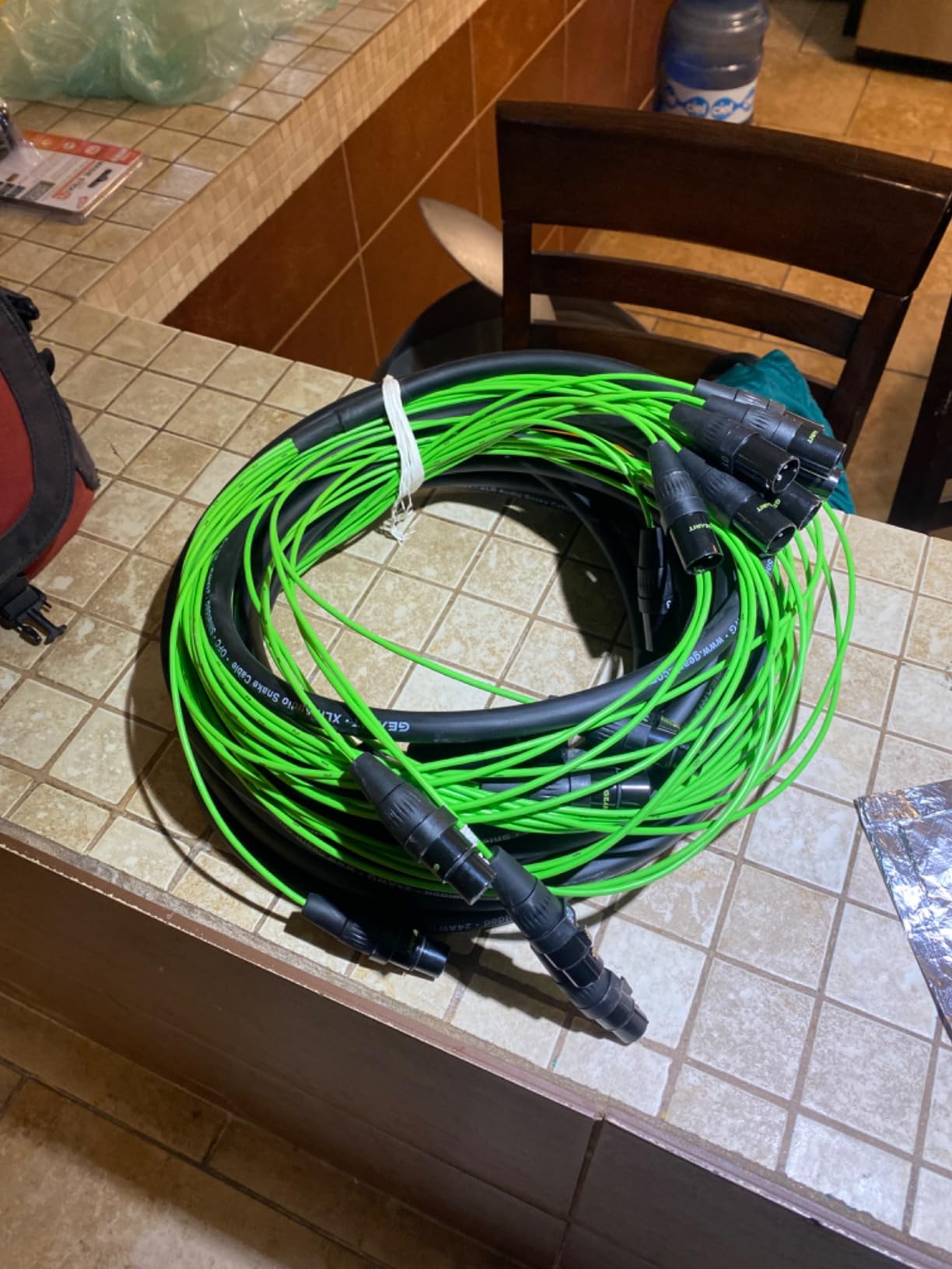 GEARit 8-Channel XLR Snake Cable (30 ft) - 100% Oxygen-Free Copper Snake Wire, Channel Labels, Metal XLR Connectors for Pro Audio customer photo 1
