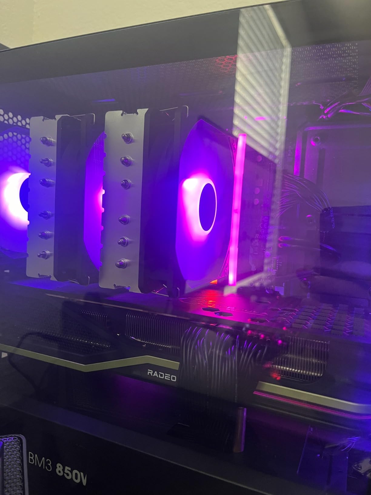 Cooler Master Hyper 620S Dual Tower CPU Air Cooler, ARGB Sync, 120mm PWM Fan, 6 Copper Direct Contact Heat Pipes, 154.9mm Tall Silver customer photo 2