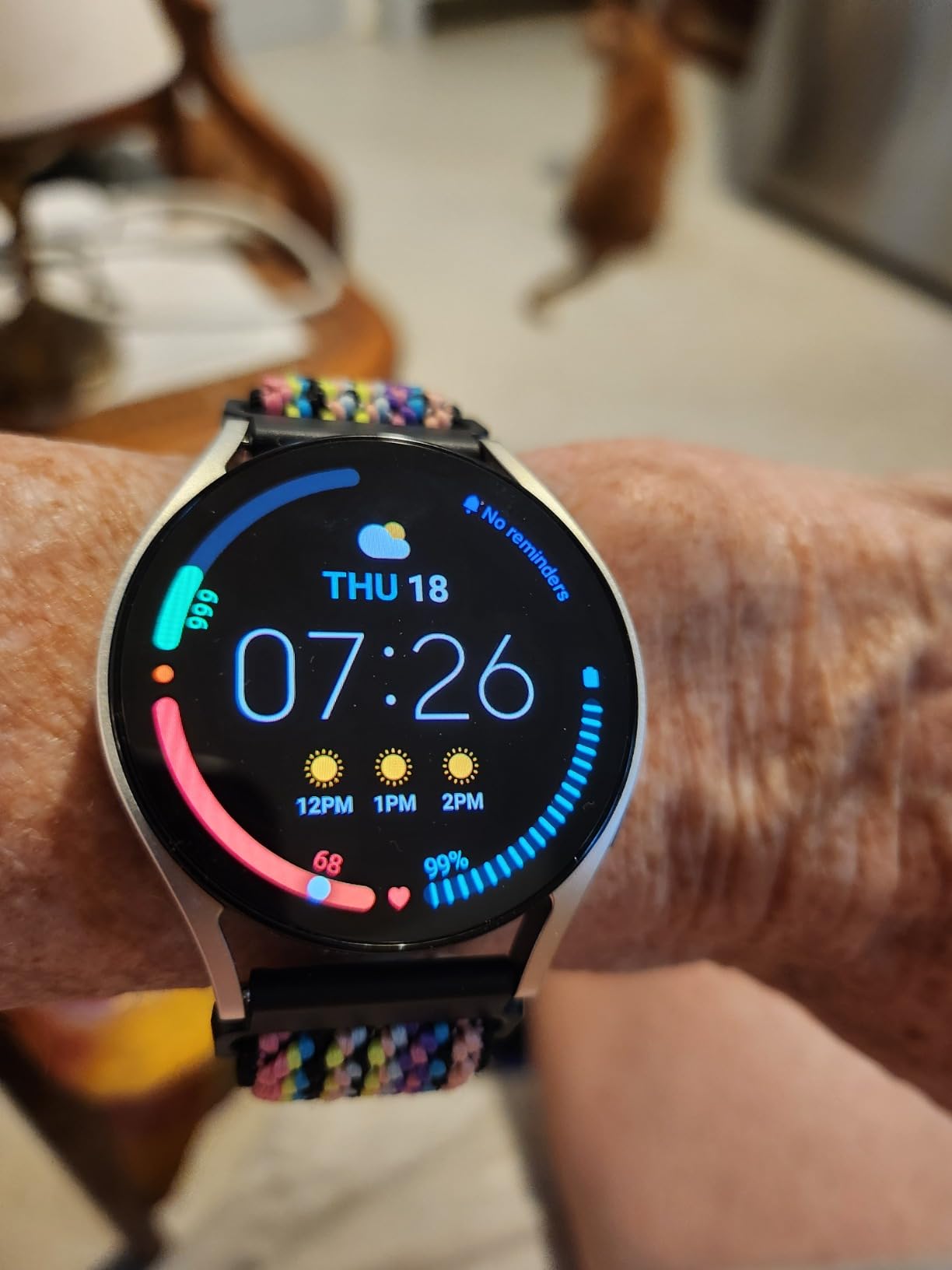 Galaxy Watch 6 40mm Bluetooth Smartwatch, Fitness Tracker, Personalized HR Zones, Advanced Sleep Coaching, Heart Monitor, BIA Sensor, Health Wellness Insights, Big Screen, US Version, Graphite customer photo 2