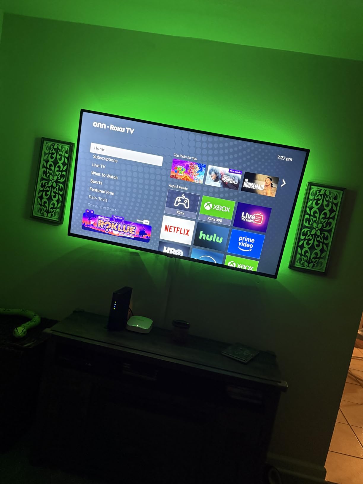 TV Backlights, 13.1FT LED Lights for 32-65 Inch TV, RGB TV LED Lights Behind, Music Sync Bluetooth APP and Remote Control TV LED Strip Lights USB Powered for Gaming/Bedroom customer photo 1