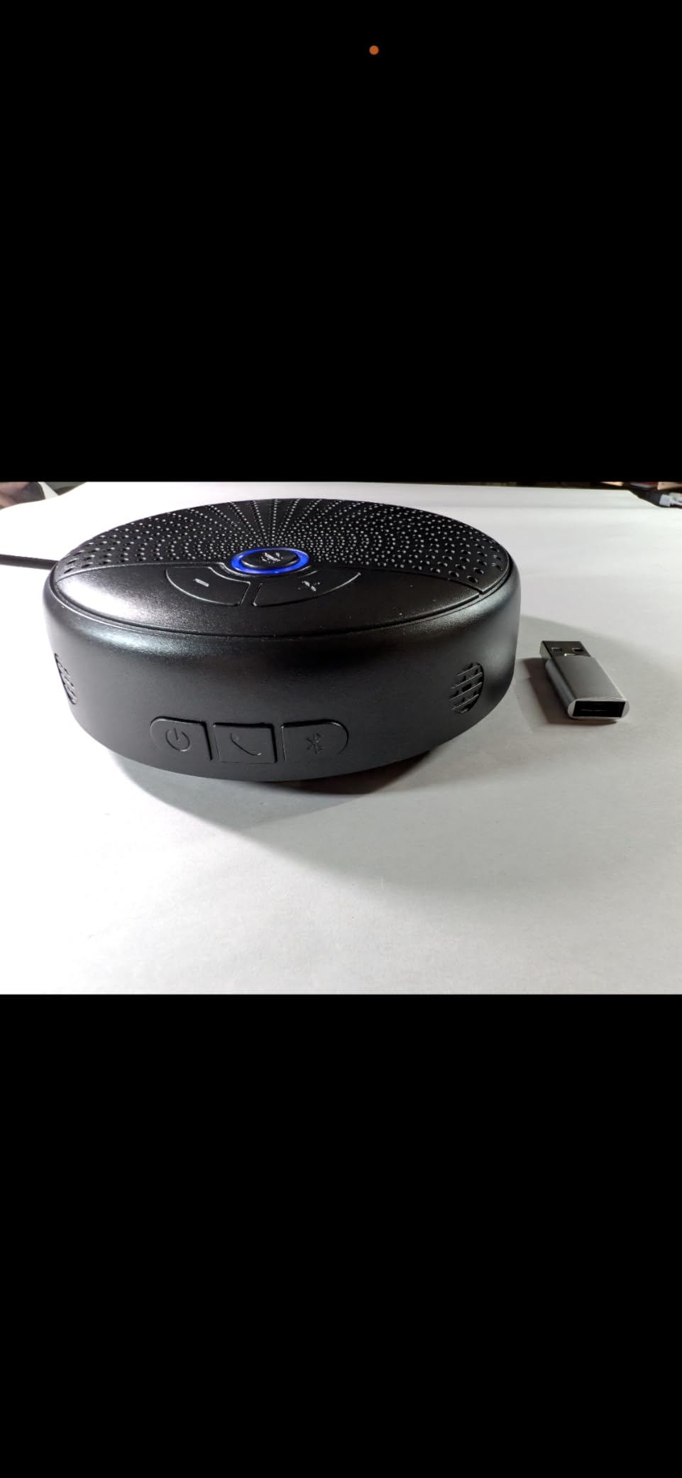 Conference Speaker and Microphone, 10 AI Mics 360° Voice Pick Up & Noise Reduction, USB Speakerphone for 10-15 People customer photo 1