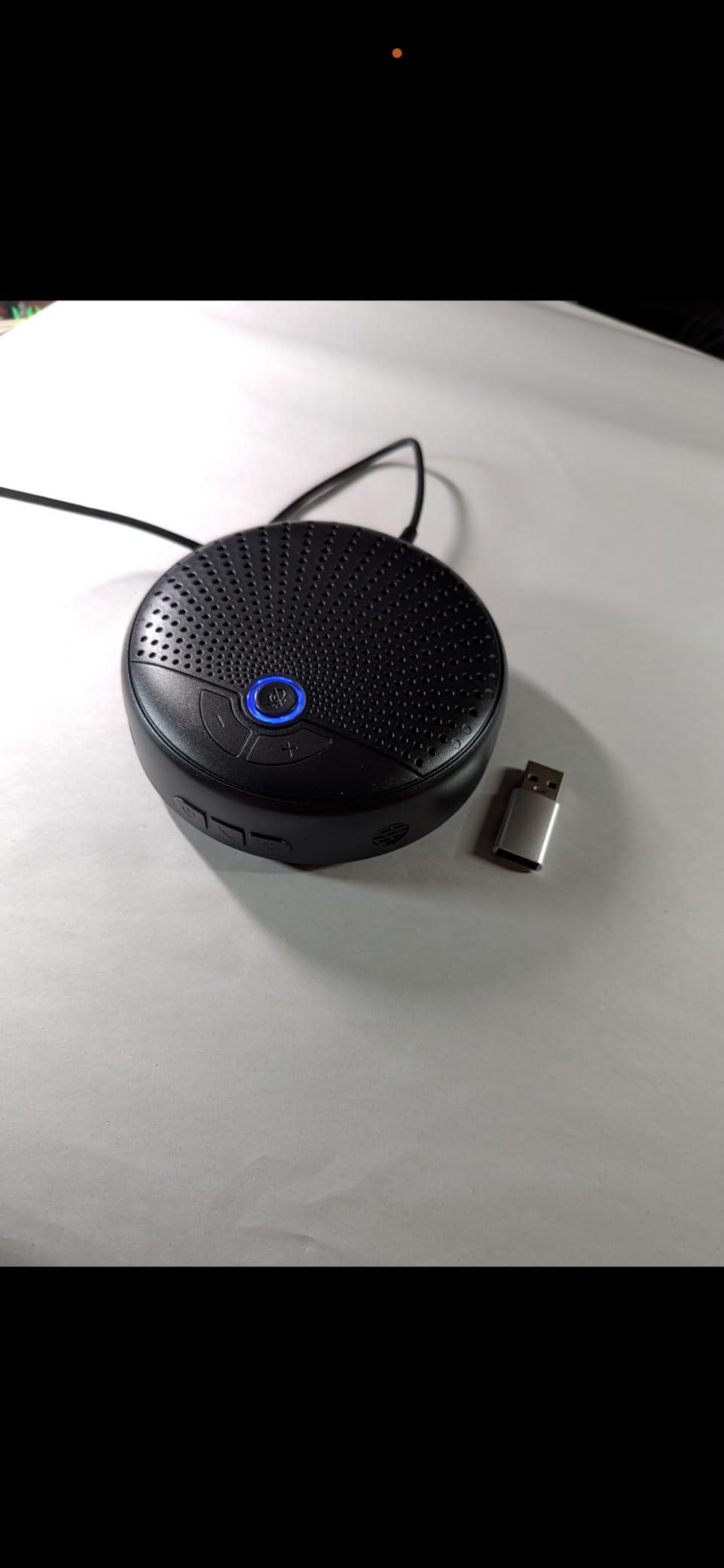 Conference Speaker and Microphone, 10 AI Mics 360° Voice Pick Up & Noise Reduction, USB Speakerphone for 10-15 People customer photo 2