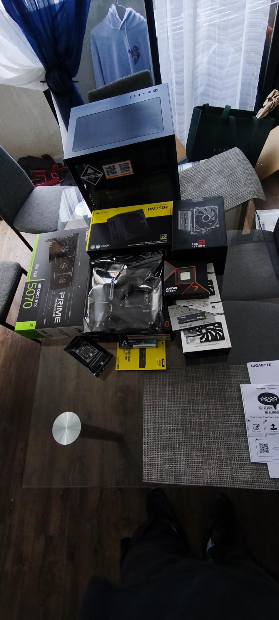 CORSAIR Vengeance DDR5 32GB (2x16GB) DDR5 6000MHz CL30 AMD EXPO Intel XMP Computer Memory - Gray customer photo 1