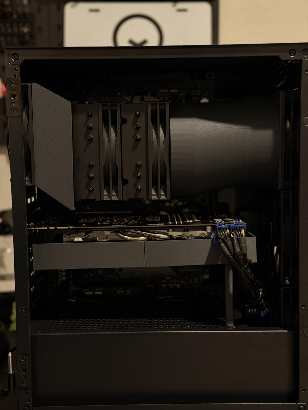 DARKROCK 3-Pack 120mm Black Computer Case Fans High Performance Cooling Low Noise 3-Pin 1200 RPM Hydraulic Bearing Quiet Long life Up to 30,000 hours 5 Years After-sales Service customer photo 1