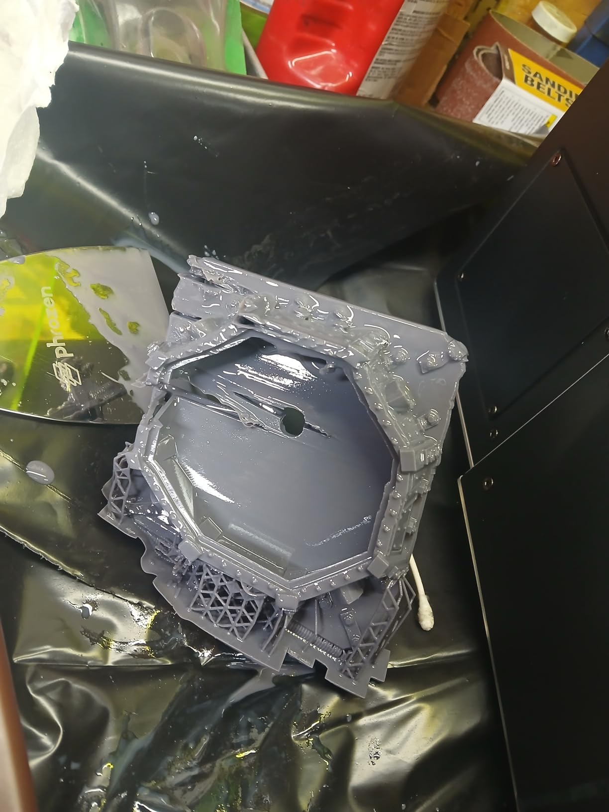 Phrozen Sonic Mega 8K S LCD/MSLA Resin 3D Printer, 43 um High Resolution, 15 inch Mono LCD Screen, Fast Production Accurate Details, Large Printing Size 12.99x7.28x11.81 in customer photo 1