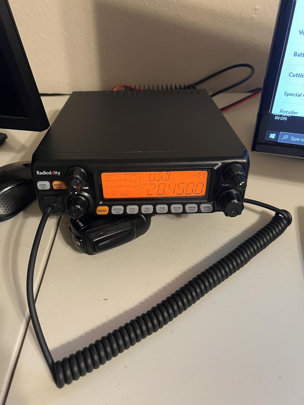 Radioddity QT60 Pro 10 Meter Radio SSB, AM, FM, PA, 60W High Power Amateur Ham Mobile Transceiver, Large LCD Display, RX and TX Noise Reduction, NOAA with Alert, with CTCSS/DCS, ASQ customer photo 1