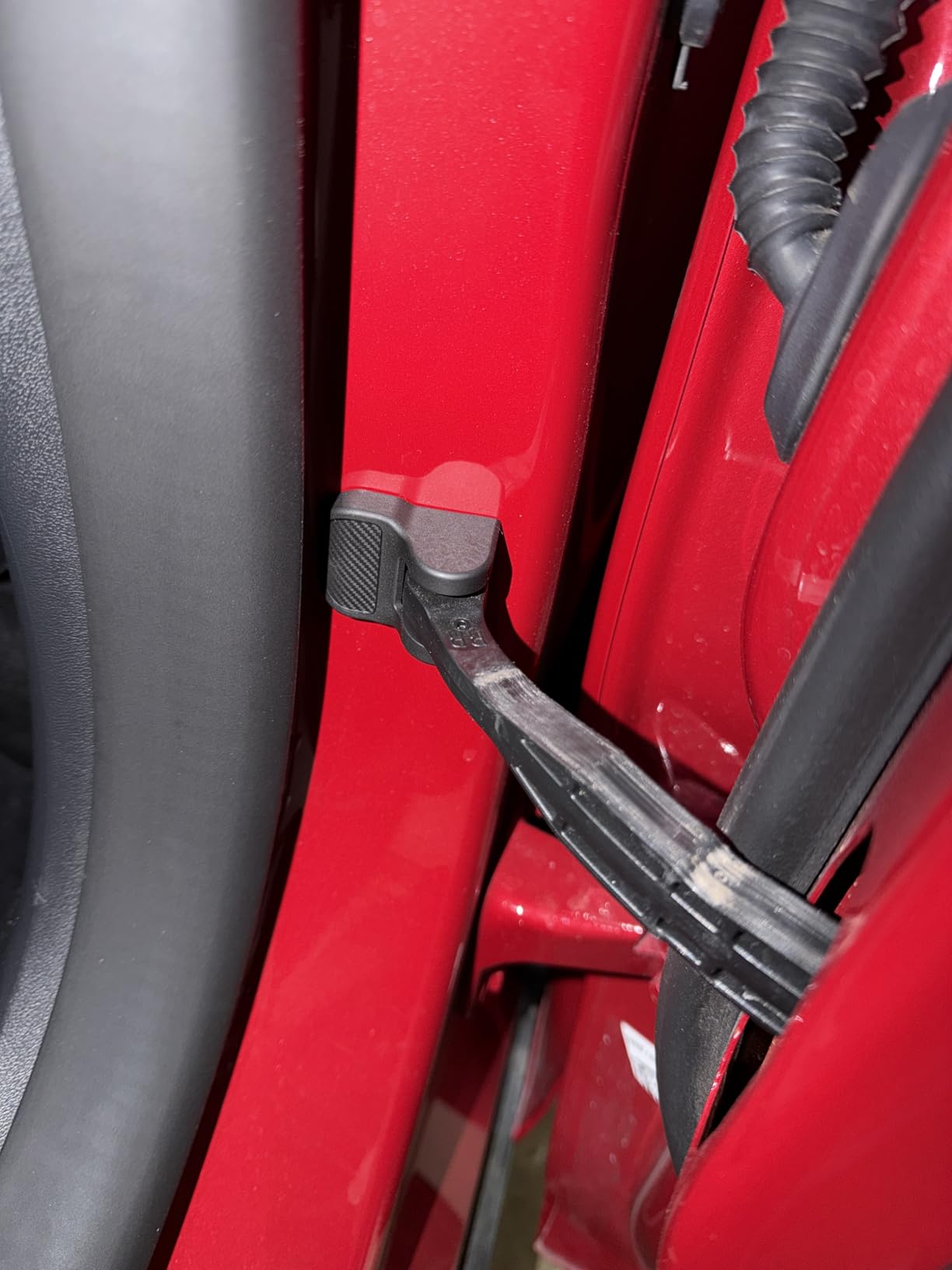 Spigen Door Striker and Hinge Door Lock Cover Protector for All Tesla Model Y (2020-2026) and Model 3 (2017-2026) customer photo 1