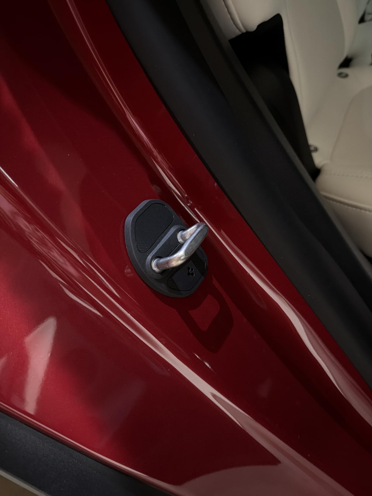Spigen Door Striker and Hinge Door Lock Cover Protector for All Tesla Model Y (2020-2026) and Model 3 (2017-2026) customer photo 2