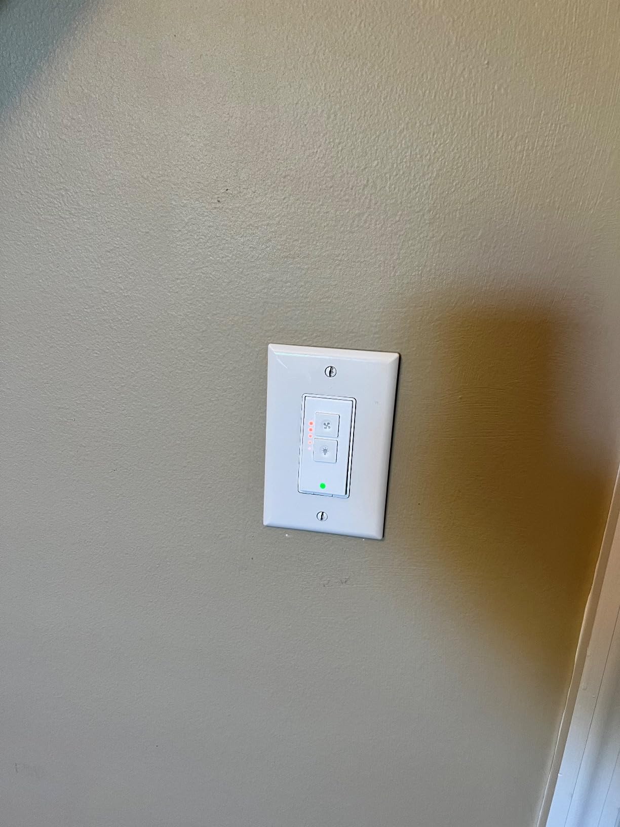 meross Smart Ceiling Fan Control & Dimmer Light Switch, Works w/Apple HomeKit, Alexa, Google & SmartThings, 4-Speed Fan Control, 2.4G Wi-Fi Fan and Light Switch Combo customer photo 1