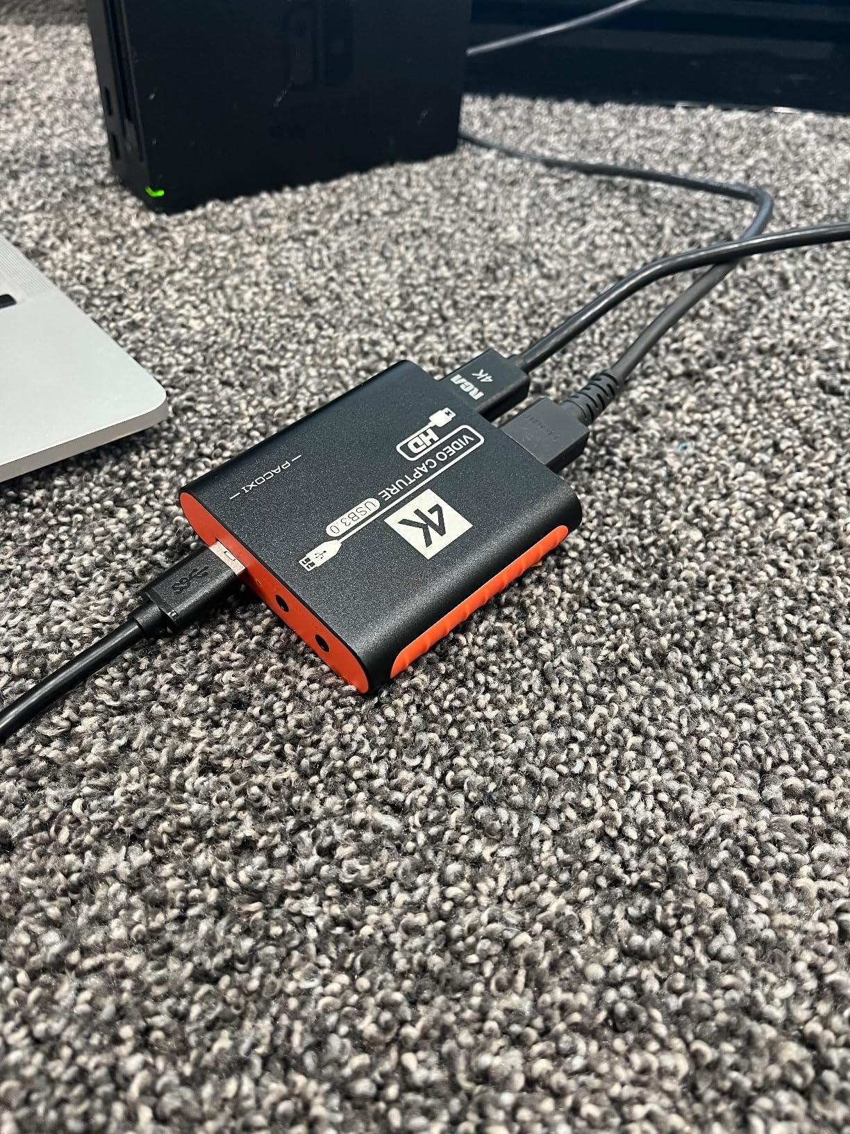 HDMI USB3.0 Capture Card with 4K Pass-Through, 1080P 60FPS Audio Video USB-C Capture Card for Windows/Mac Twitch/YouTube/Tiktok Game Live Streaming and Recording for Nintendo Switch, PS5/PS4, Xbox, DSLR customer photo 2