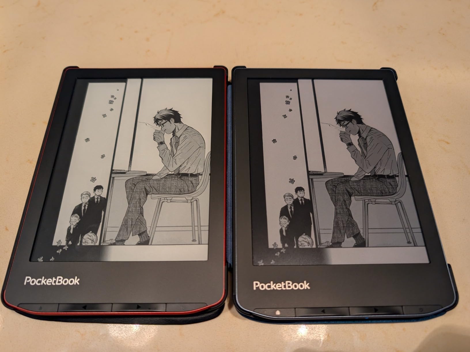 PocketBook InkPad Color 3 E Ink E-Reader 32GB - Enhanced 7.8'' Color E-Paper Display-Eye-Friendly Audio-Book & E-Book Reader-Text-to-Speech-SMARTlight, Bluetooth, Built-in Speaker-Waterproof customer photo 1