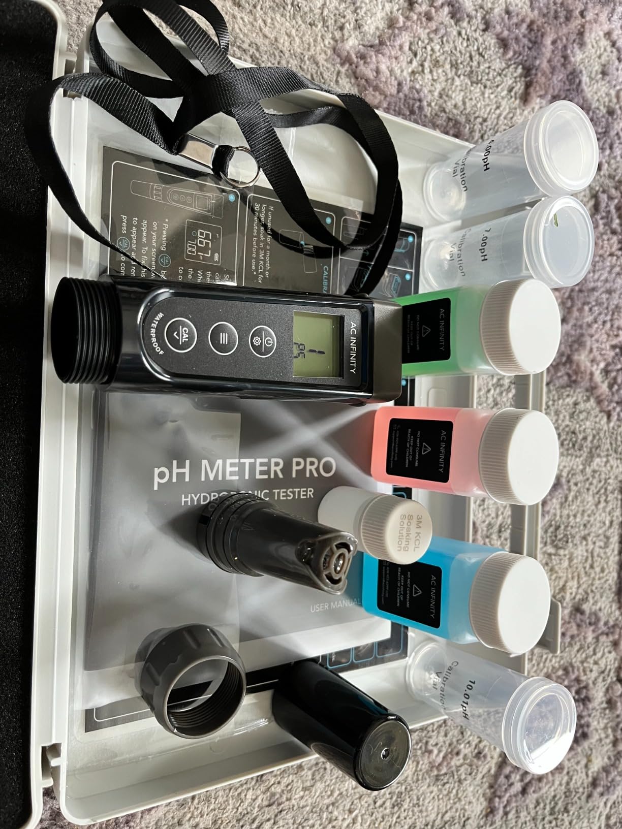 AC Infinity pH Meter PRO Kit, High Precision Digital pH Pen with ±0.01 pH Accuracy and Interchangeable Probe, Nutrient Test pH Meter for Water Hydroponics Plants customer photo 2