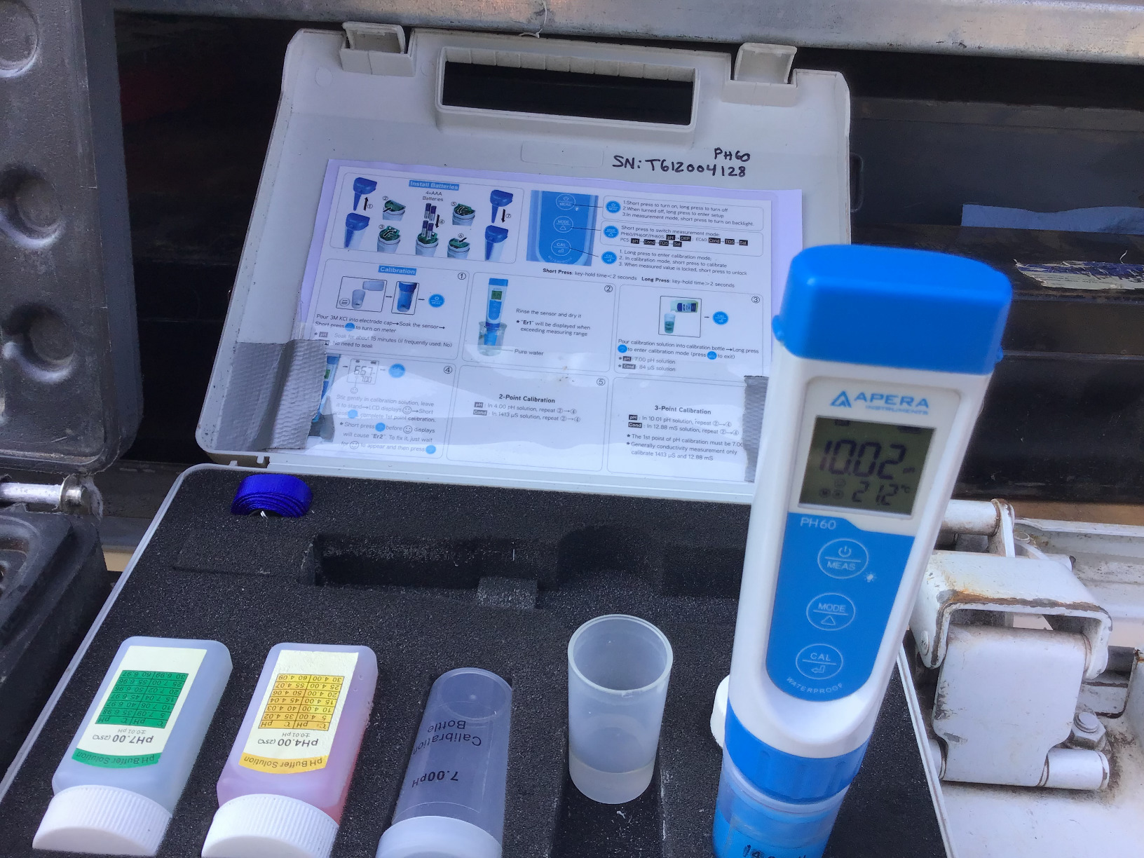 Apera Instruments PH60-VS Handheld pH Meter Tester Kit with LabSen 855 ATC pH Electrode for Lab-Grade pH Measurement of Viscous Liquid Samples customer photo 2
