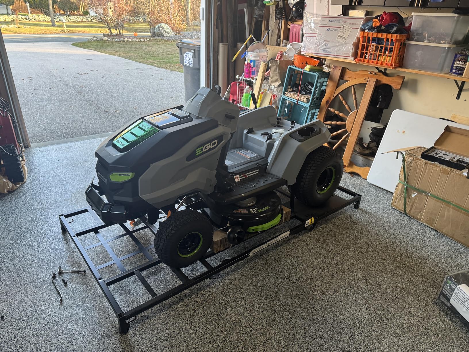 EGO Power+ Electric Riding Lawn Mower, 42