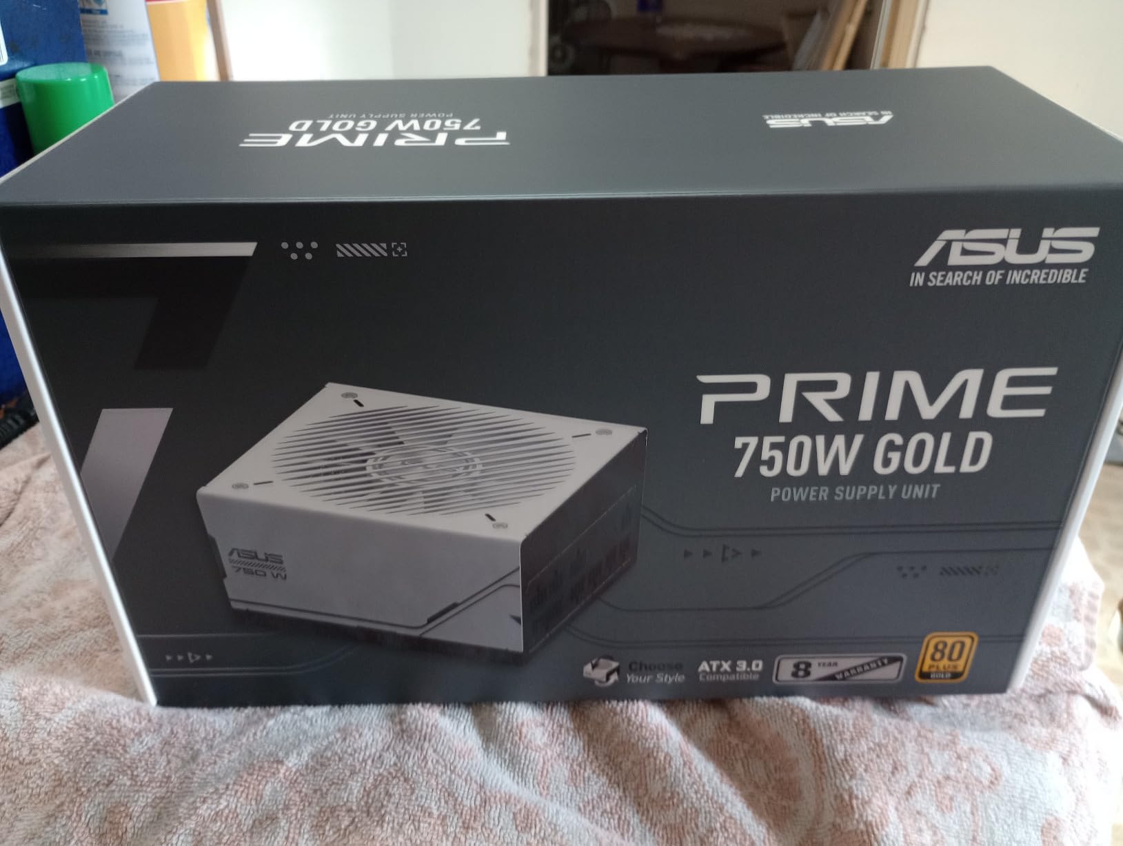 ASUS Prime 750W Gold (750 Watt, ATX 3.0 Compatible, Fully Modular Power Supply, 80+ Gold Certified, Dual Ball Bearings, Two Color Options in One, 8-Year Warranty) customer photo 2