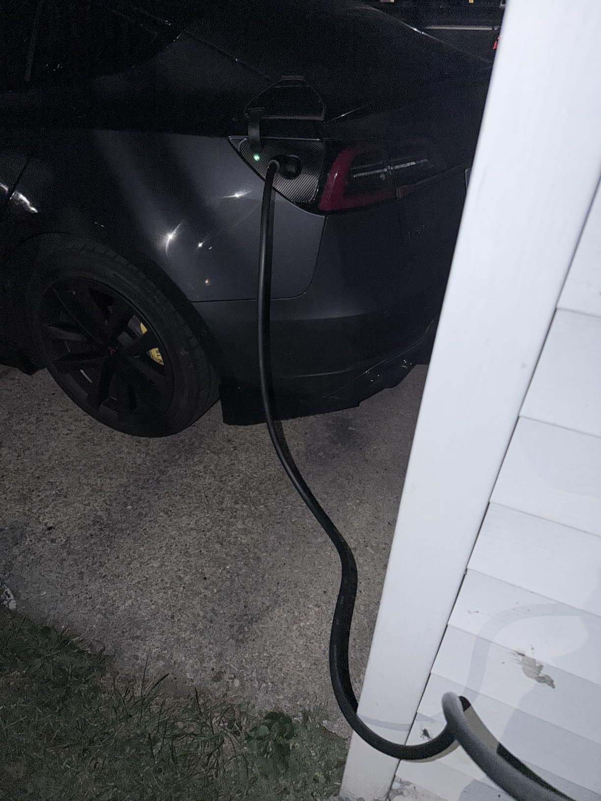 Level 2 EV Charger for Tesla, 32A/7.68kW Fast Home & Portable EV Charging Station with 25FT Cable, NEMA 14-50 Plug, NACS Connector Compatible with All Tesla Models S/3/X/Y/Cybertruck customer photo 1