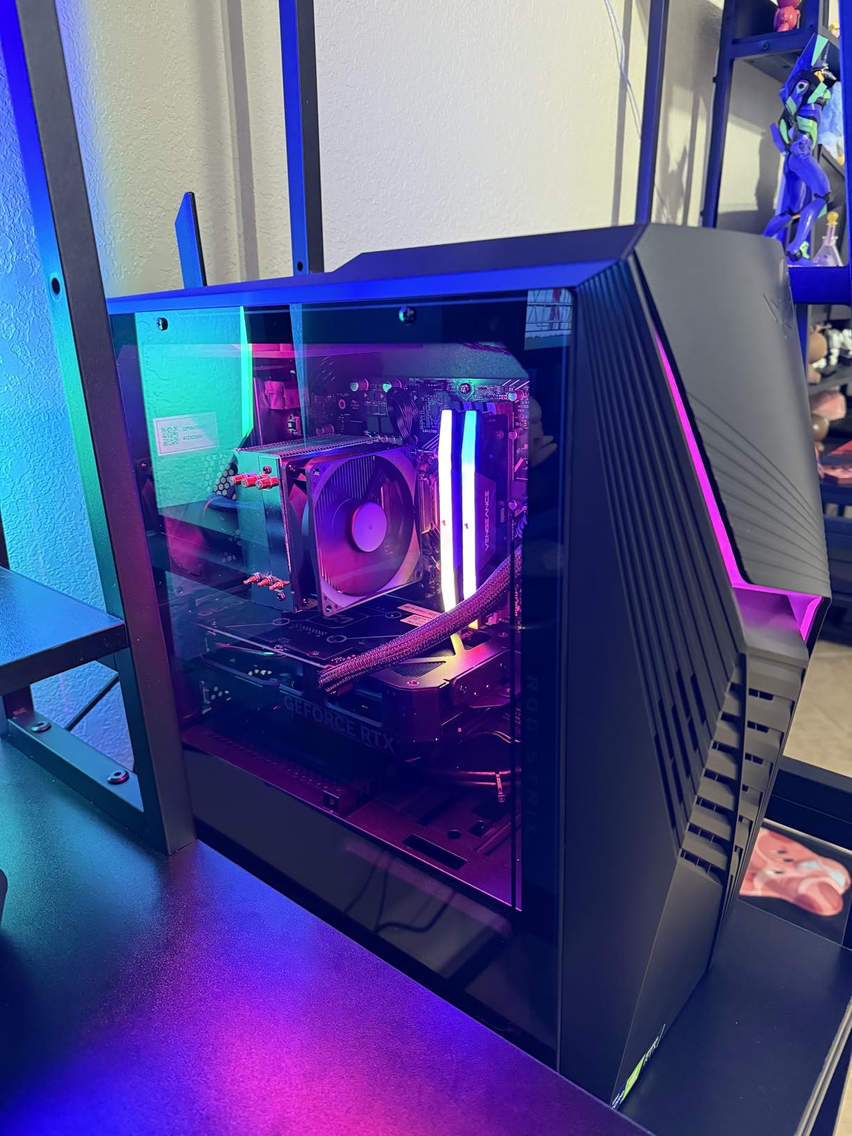ASUS ROG G13CH (2024) Gaming Desktop PC, Intel Core i7-14700F, NVIDIA GeForce RTX 4060 Dual, 1TB NVMe PCIe Gen4 SSD, 16GB DDR5 RAM, Windows 11 customer photo 1