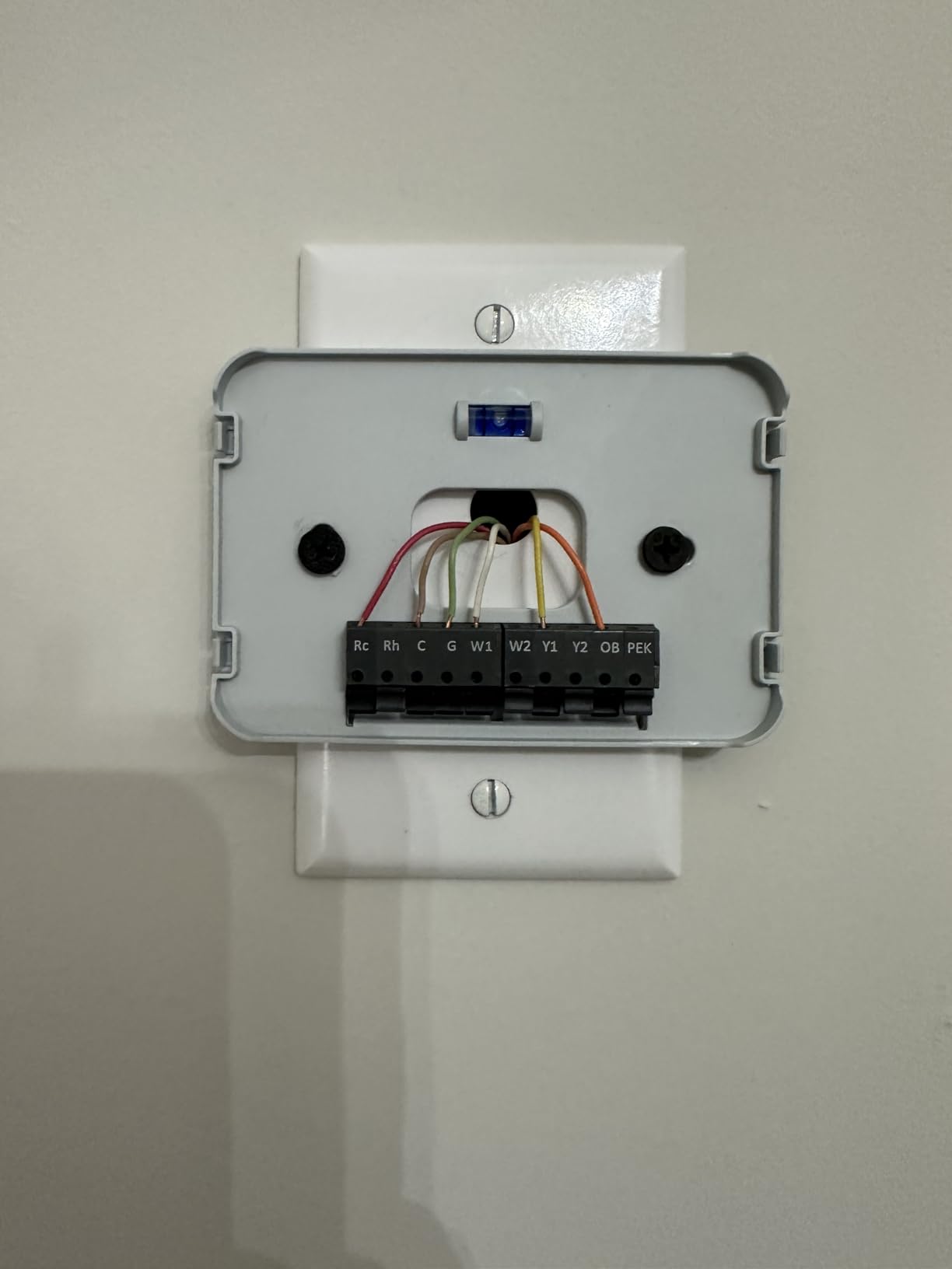 LEVOIT Smart Thermostat for Home, WiFi Programmable Digital Thermostat, Works with Alexa and Smart Sensor, Energy Saving, Large Touch Screen, C-Wire Adapter Included, DIY Install, Aura 400S, White customer photo 2