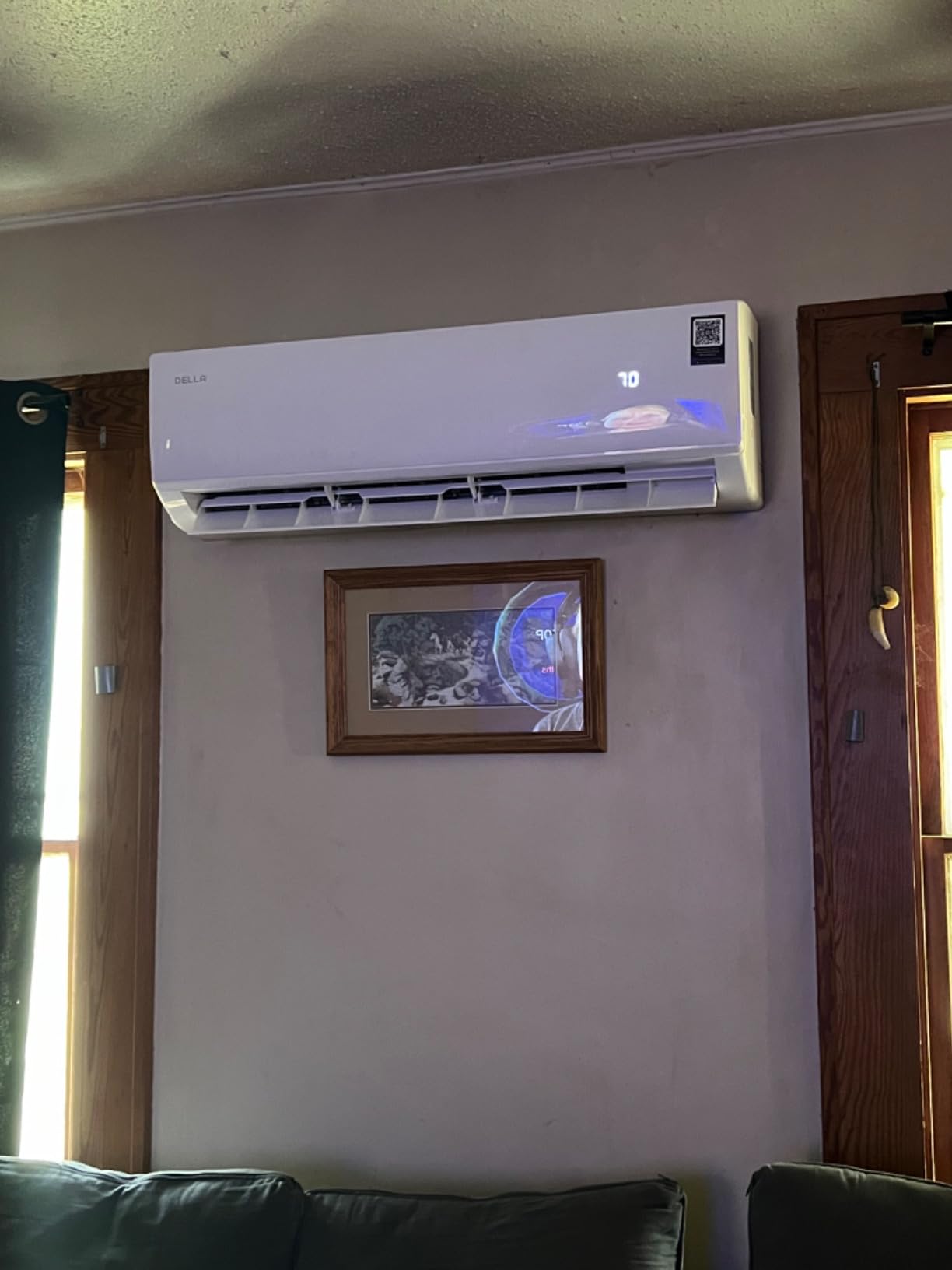 DELLA Econo Series 23000 BTU Mini Split Air Conditioner 17 SEER2, 230V Cools up to 1500 Sq. Ft., Works with Alexa and Wifi, Heater Ductless Inverter System with Heat Pump, 16.4ft Installation Kit customer photo 2