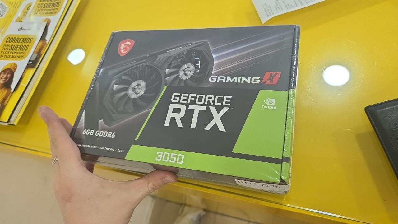 MSI Gaming RTX 3050, 6G Graphics Card (NVIDIA RTX 3050, 96-Bit, Boost Clock: 1507 MHz, 6GB GDDR6 14 Gbps) customer photo 1