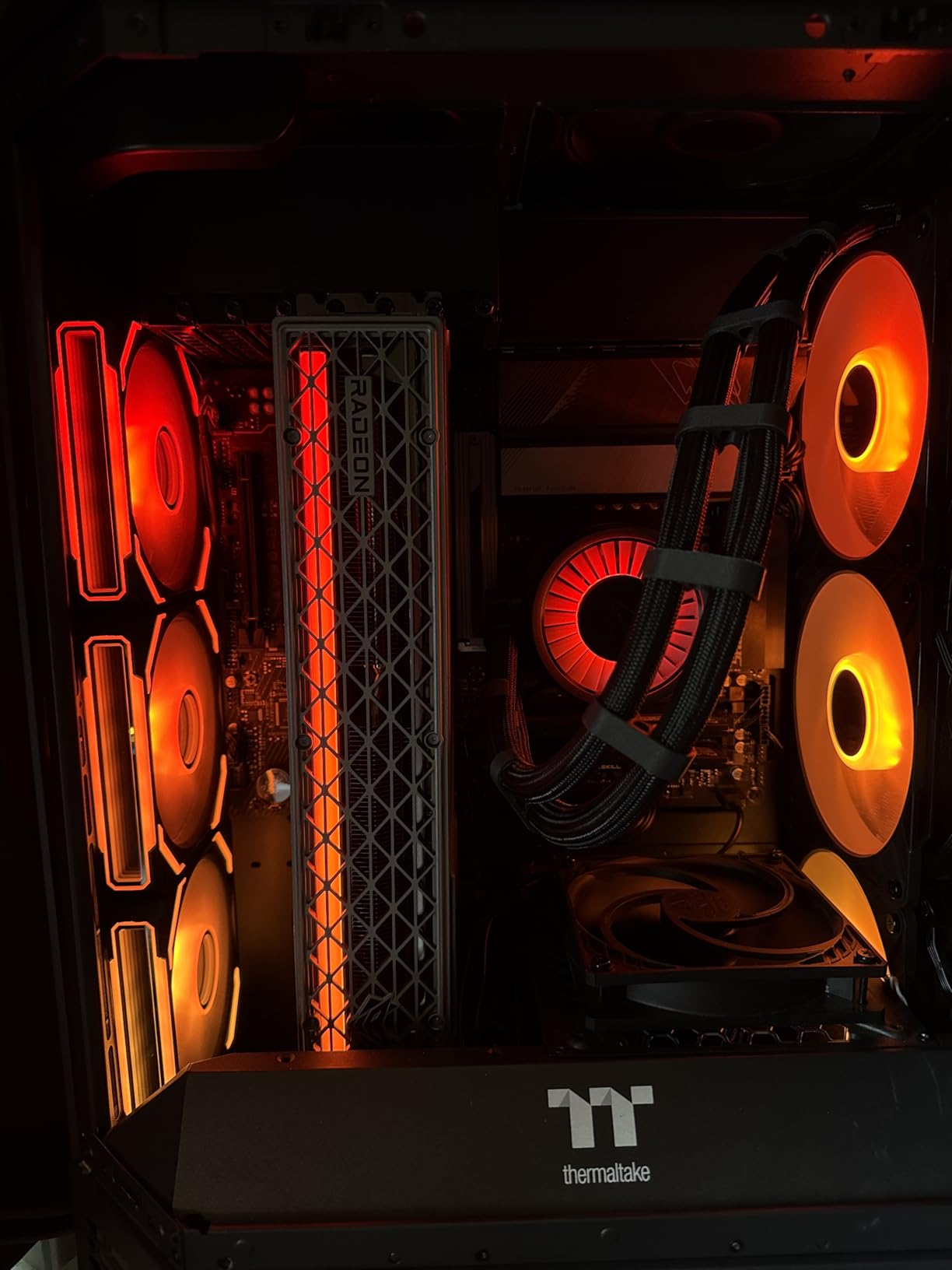 AsiaHorse COSMIQ 120mm Case Fan, Infinity Mirror FDB Reverse Fan with 5V 3-PIN Connector and Small Controller, 2000 RPM and 68.5CFM, 3Pack customer photo 2