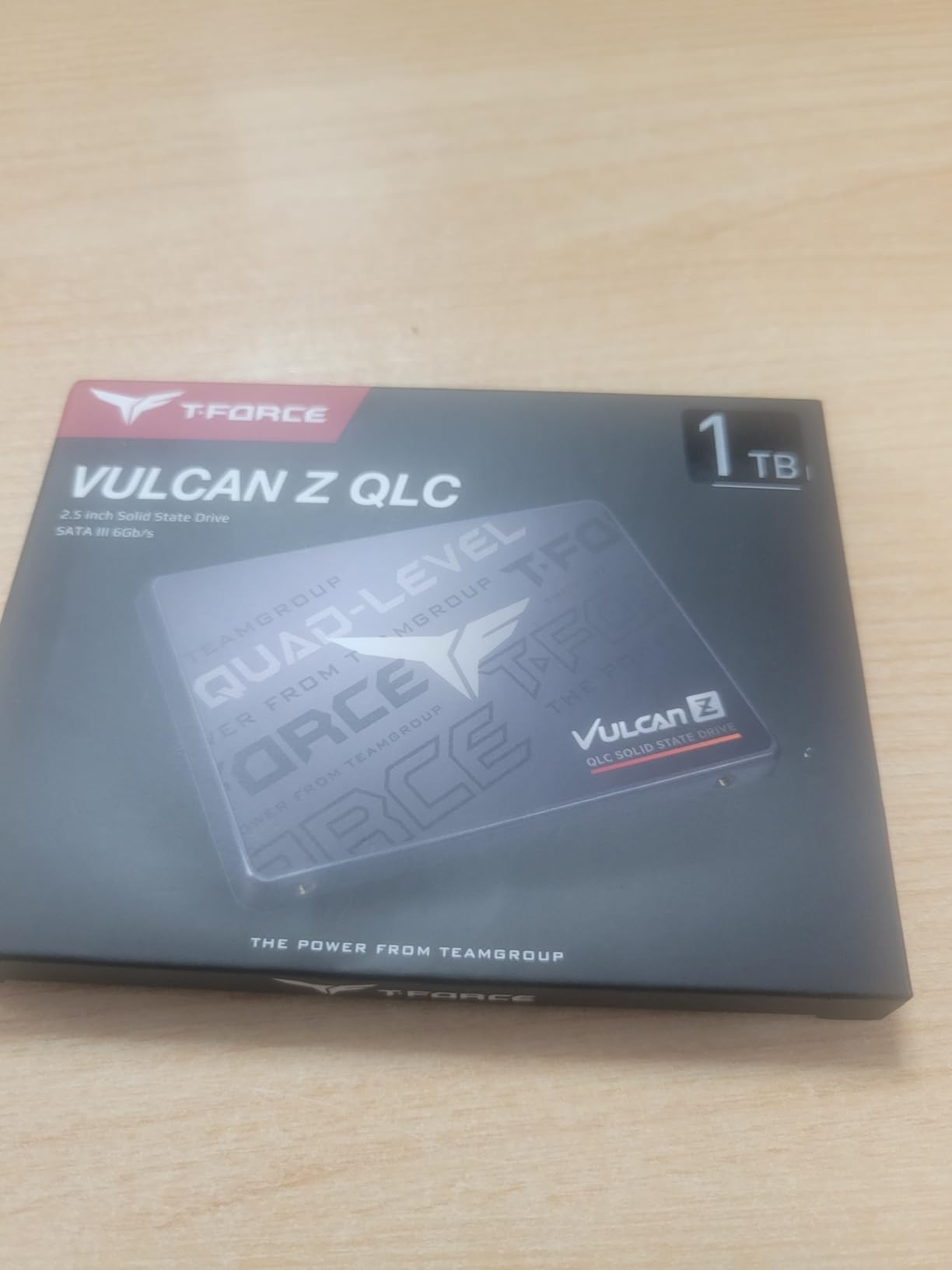 TEAMGROUP T-Force Vulcan Z 1TB SLC Cache 3D NAND QLC 2.5 Inch SATA III Internal Solid State Drive SSD (R/W Speed up to 550/470 MB/s) T253TY001T0C101 customer photo 1