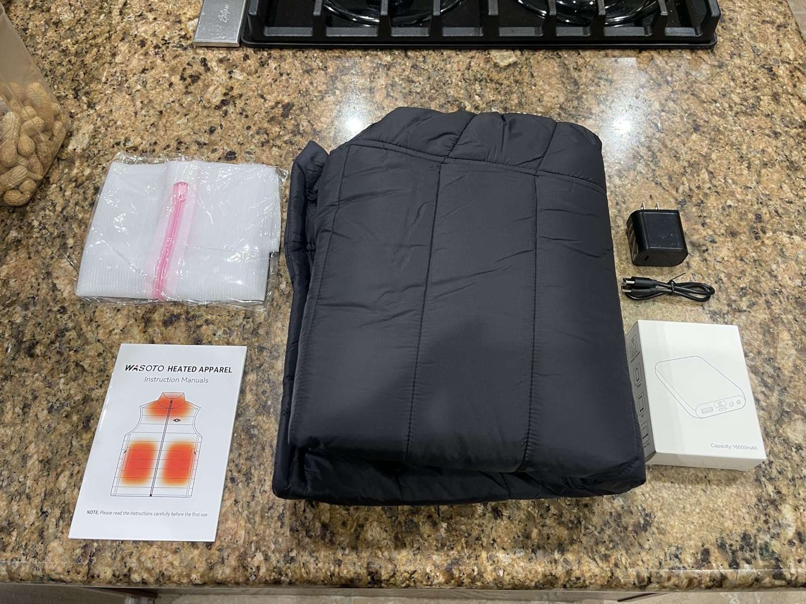 WASOTO Heated Vest for Men with 9V 16000mAh Battery Pack Charger Lightweight for Cycling Golf Hunting customer photo 1