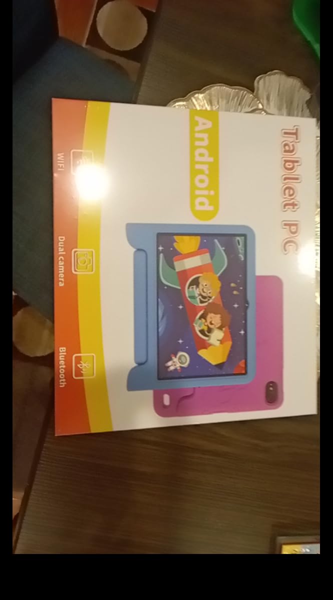 COLORROOM 2026 Upgraded Android 15 Tablet, 10inch Kids Tablet, Octa-core CPU, 10GB+64GB+1TB Expand Tablets for Kids with Kids Space, Parental Control, 6000mAh Big Battery,Touchscreen Tableta, Pink customer photo 2