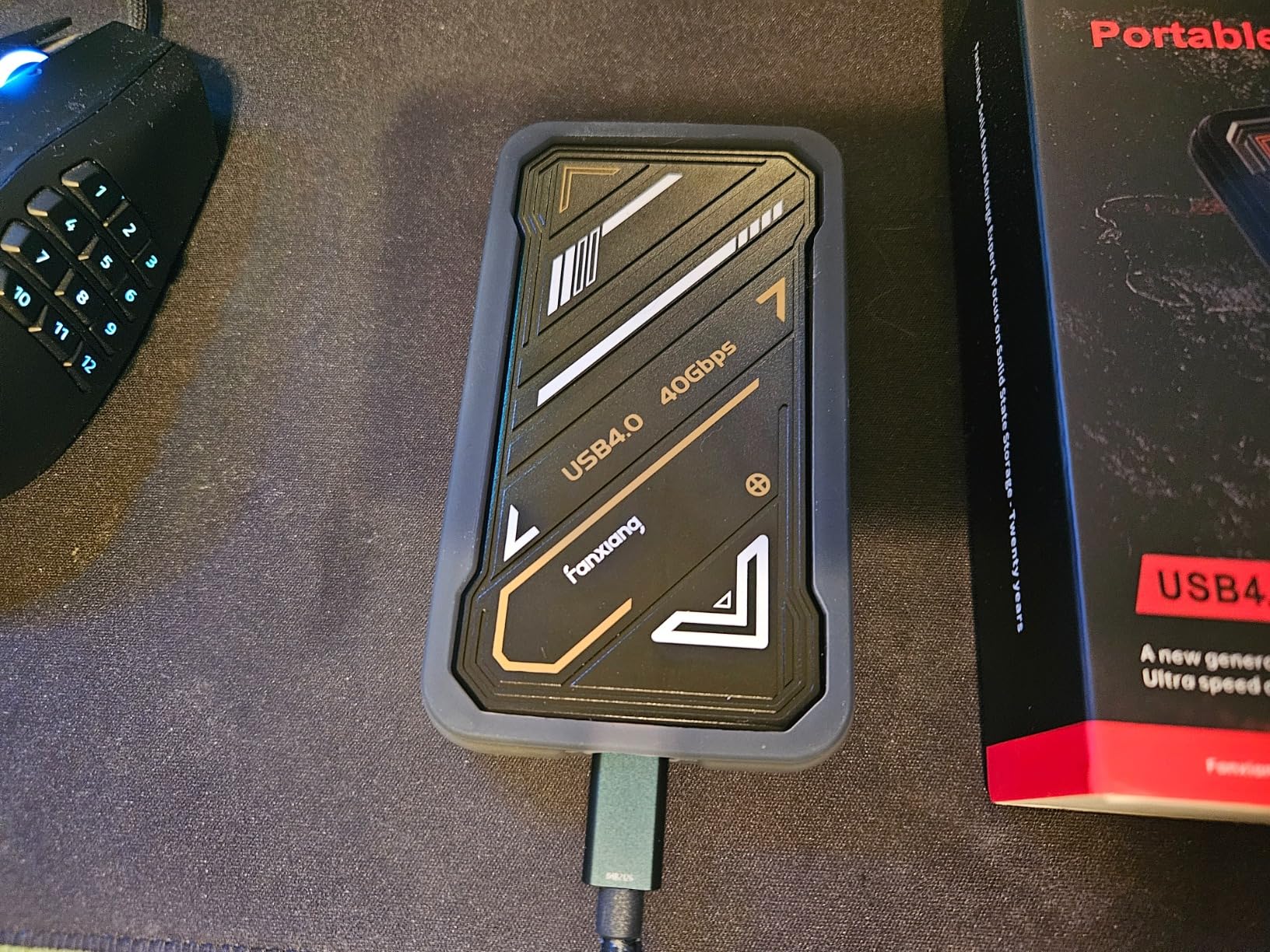 fanxiang External SSD 1TB, Up to 3800MB/s USB 4.0, (Thunderbolt 3/4), External Solid State Drive, Portable SSD Type-C (PS3000) customer photo 2