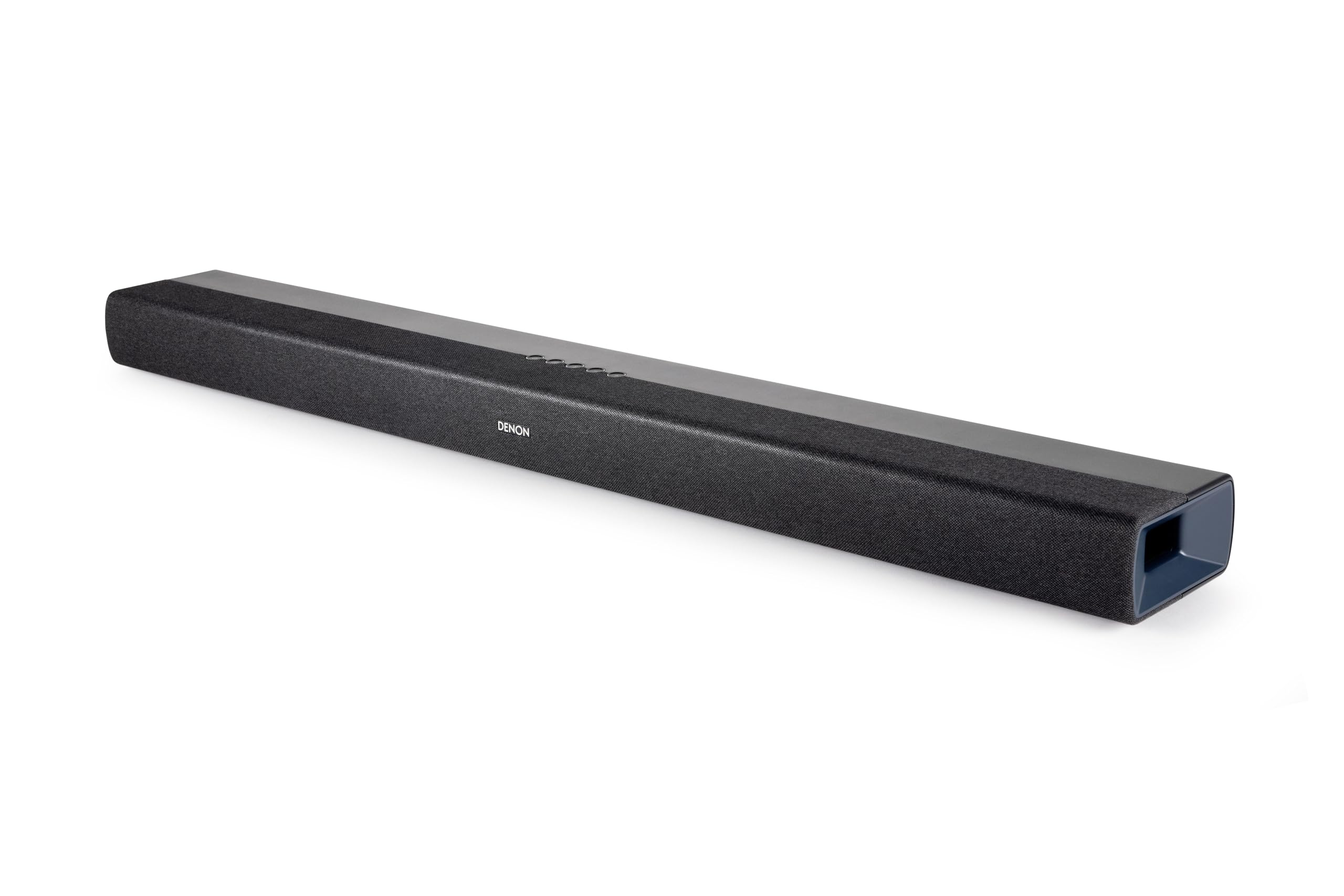 Denon DHT-S218 Sound Bar (Black), 2.1-Channel, 3D Audio with Dolby Atmos, 2 Built-in Subwoofers, Dual Midrange Drivers & Tweeters, 4K UHD HDMI with eARC, Dialog Enhancer, Multi-Pairing & Multi-Point customer photo 1