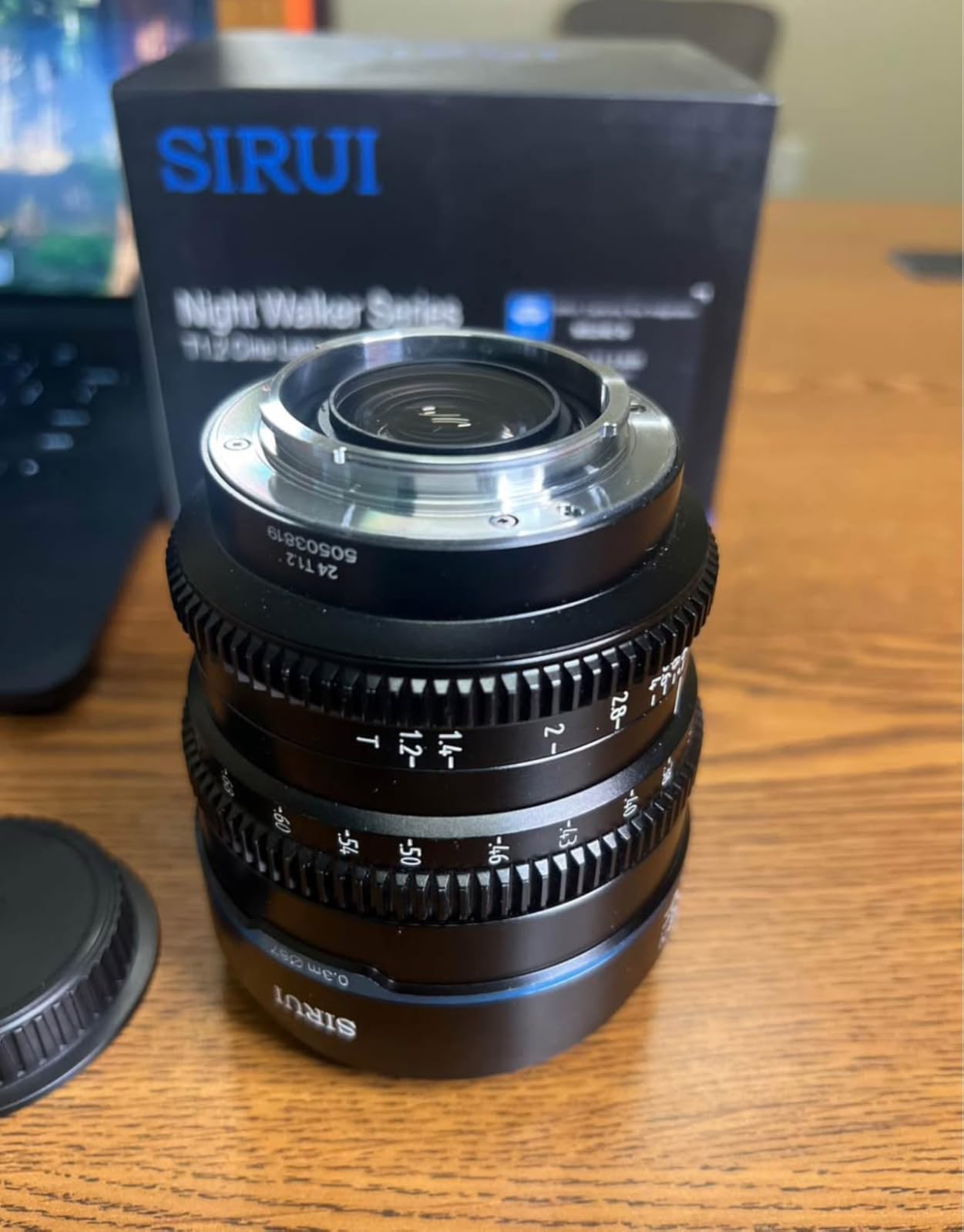 SIRUI Night Walker 16mm S35 Wide Angle Cine Lens, T1.2 Large Aperture Manual Focus Lens for E Mount Cameras, FX30, ZVE-10, A6500, A6600 (MS16E-B, Black) customer photo 2