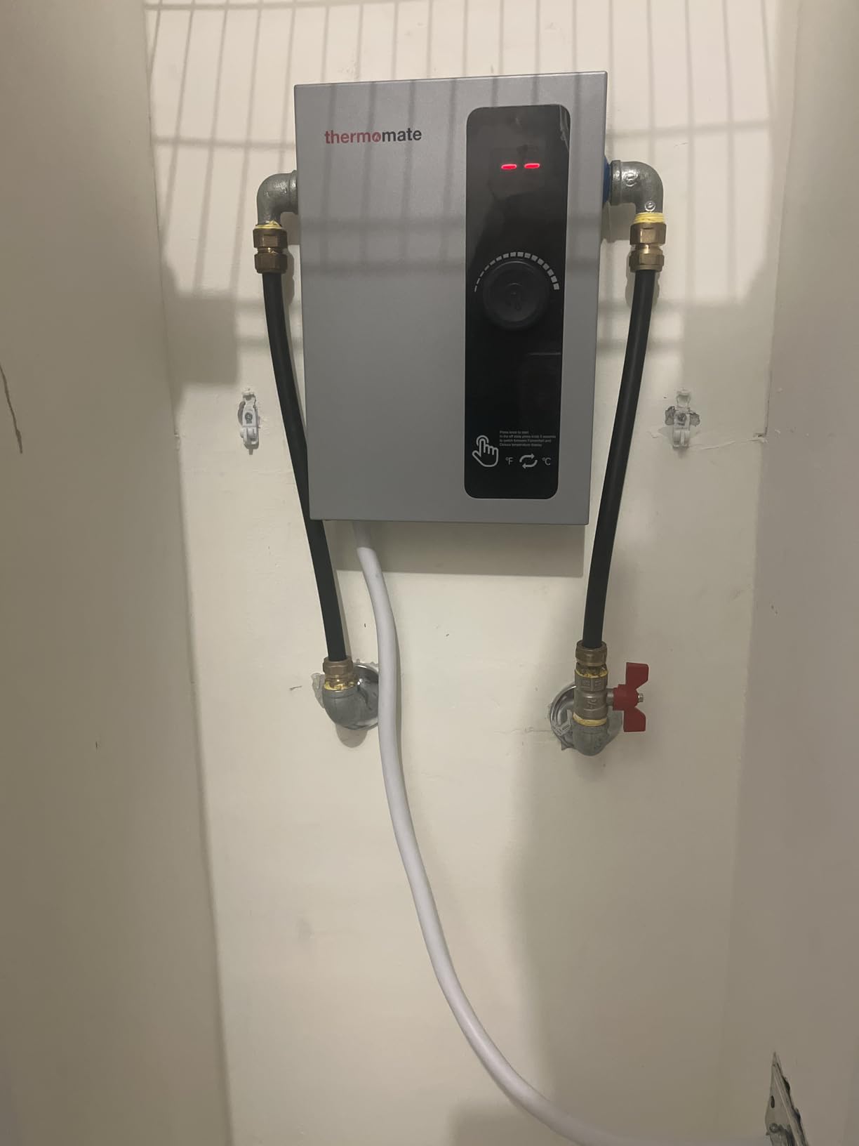 Tankless Water Heater Electric, ThermoMate 8kW at 240 Volt, On Demand Instant Hot Water Heater for Point of Use, Self-Modulating Save Energy, Save Space, 1.56GPM at 35°F Rise customer photo 1