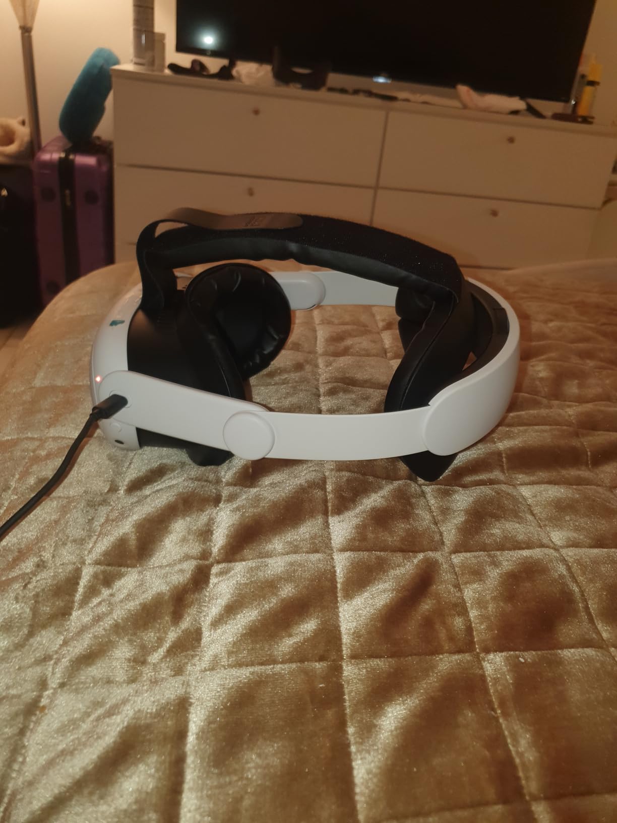 K4 Head Strap, VR Headset Accessories for Meta Oculus Quest 3/3S, Non-Battery & Enhanced Support & Adjustable & Comfort Strap Gift for Kids and Adults customer photo 1