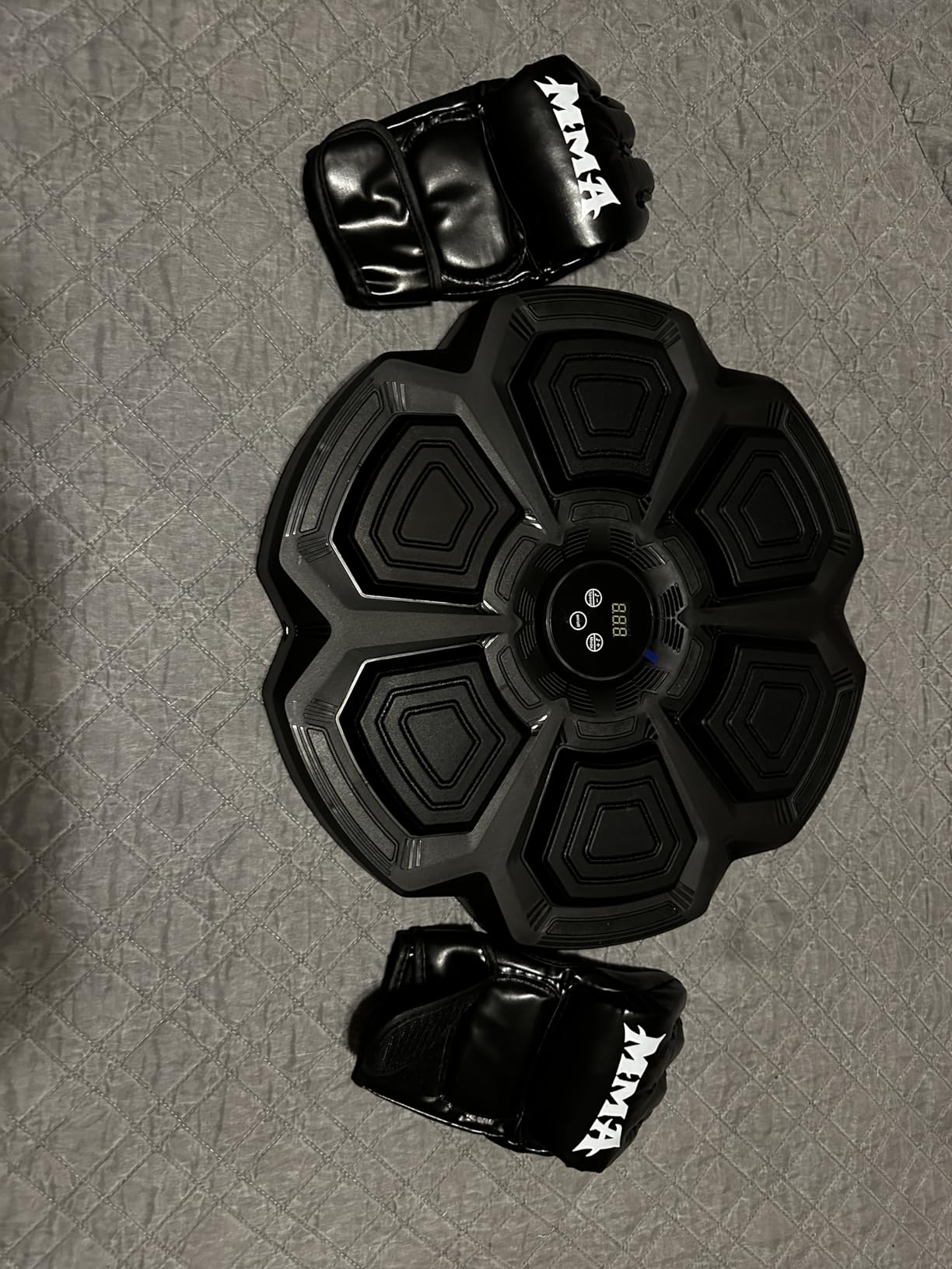 Music Boxing Punching Machine for Adults - 9 Modes & 9 Speeds, Bluetooth Music Punching Machine with Gloves, Electronic LED Boxing Training Equipment Wall Mounted,Home Indoor Workout Trainer Equipment customer photo 1