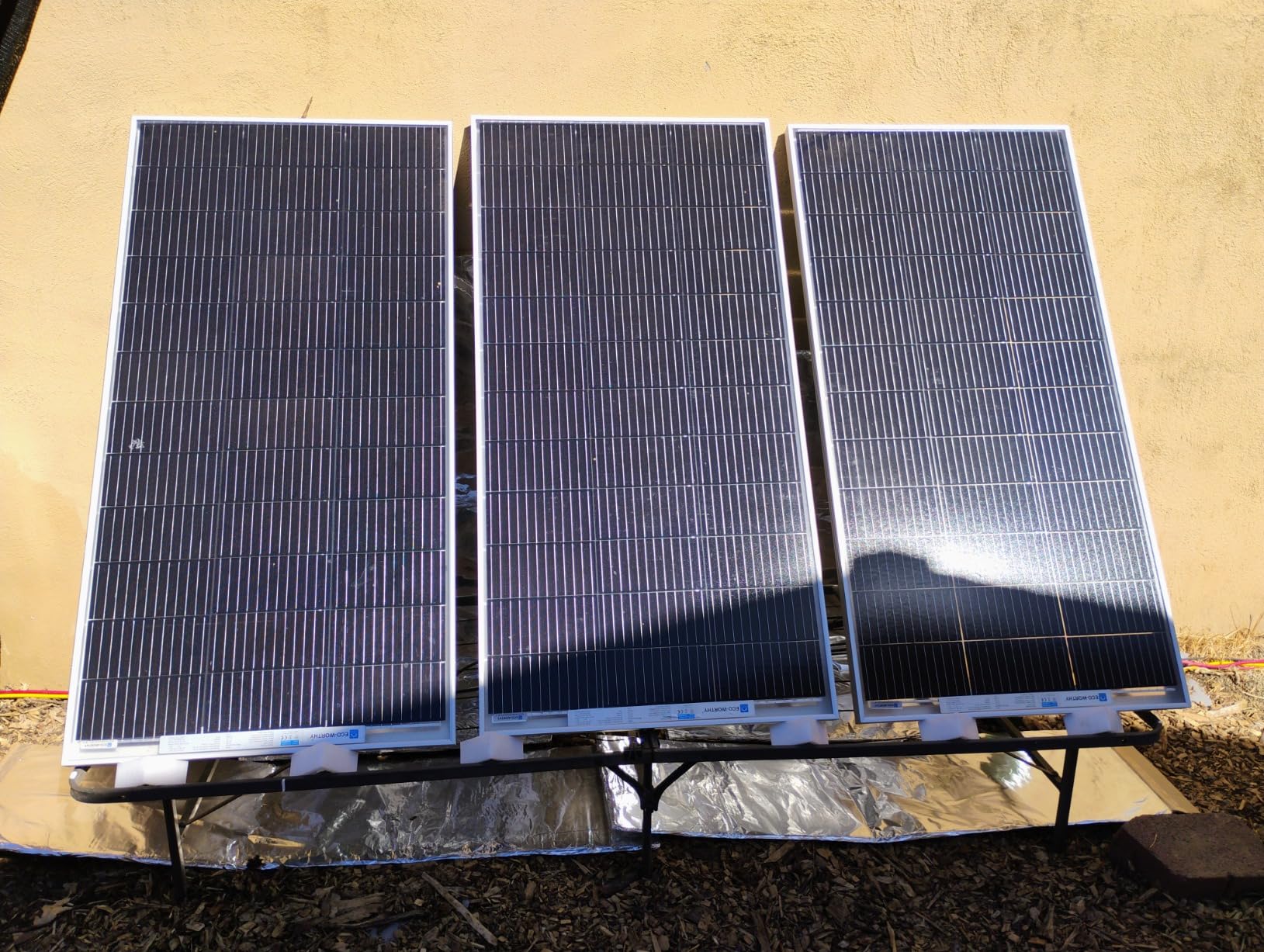 ECO-WORTHY 1200W 24V 5.52KWH Lithium Battery Solar System Off Grid: 6pcs 195W Solar Panels + 2Pcs 12.8V 280Ah Lithium Battery + 60A MPPT Charge Controller + 3000W Pure Sine Wave Inverter customer photo 1