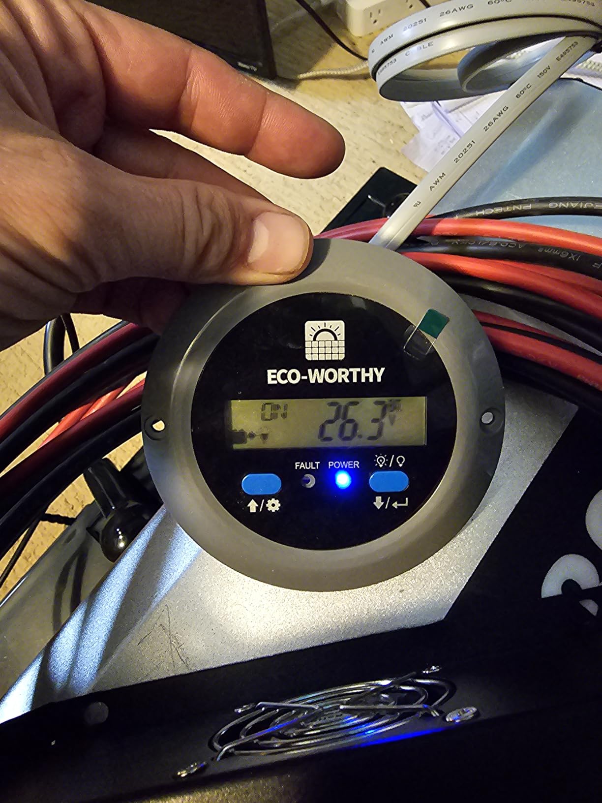 ECO-WORTHY 1200W 24V 5.52KWH Lithium Battery Solar System Off Grid: 6pcs 195W Solar Panels + 2Pcs 12.8V 280Ah Lithium Battery + 60A MPPT Charge Controller + 3000W Pure Sine Wave Inverter customer photo 2