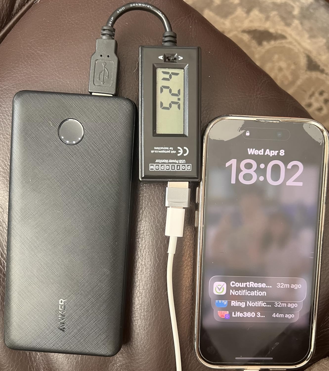Anker Power Bank (PowerCore 10K), Compact Travel-Ready 10,000mAh Battery Pack with PowerIQ Charging Technology, 5V/3A High-Speed Charging for iPhone, iPad, and More customer photo 1