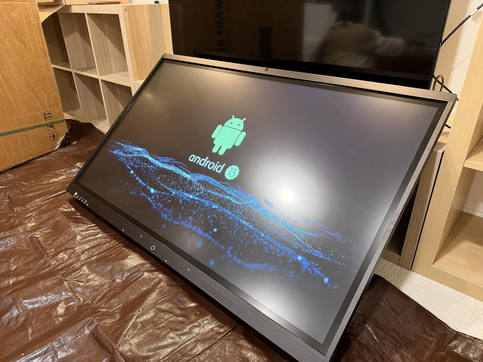 86'' Smart Board, 4K UHD Interactive Touchscreen Whiteboard, Android13 Wireless Smartboard for Classroom Home Office Studio customer photo 2