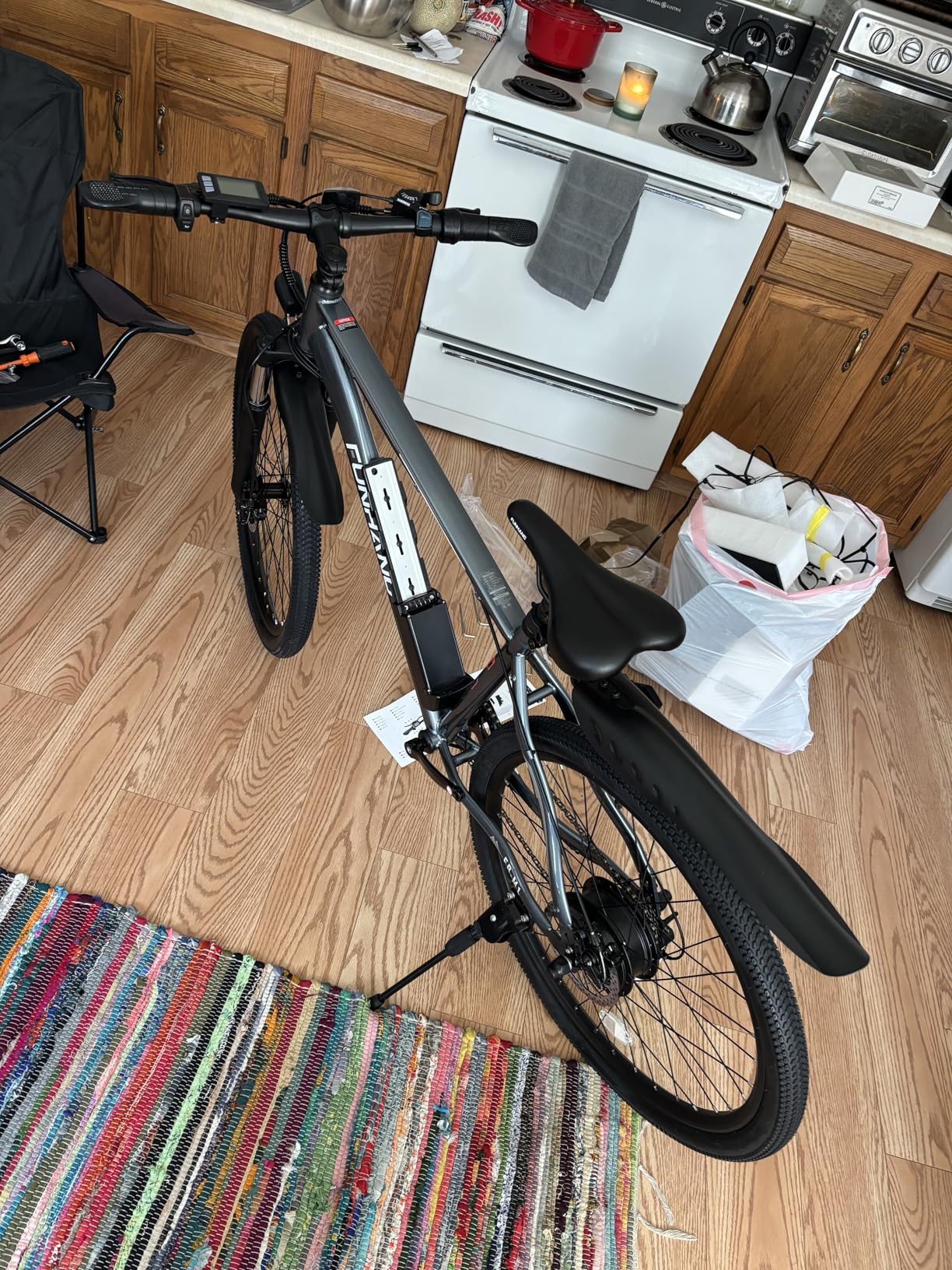 Funhang Electric Bike for Adults, 1000W Peak Ebike, 50Miles 21.7MPH Electric Mountain Bike, 26