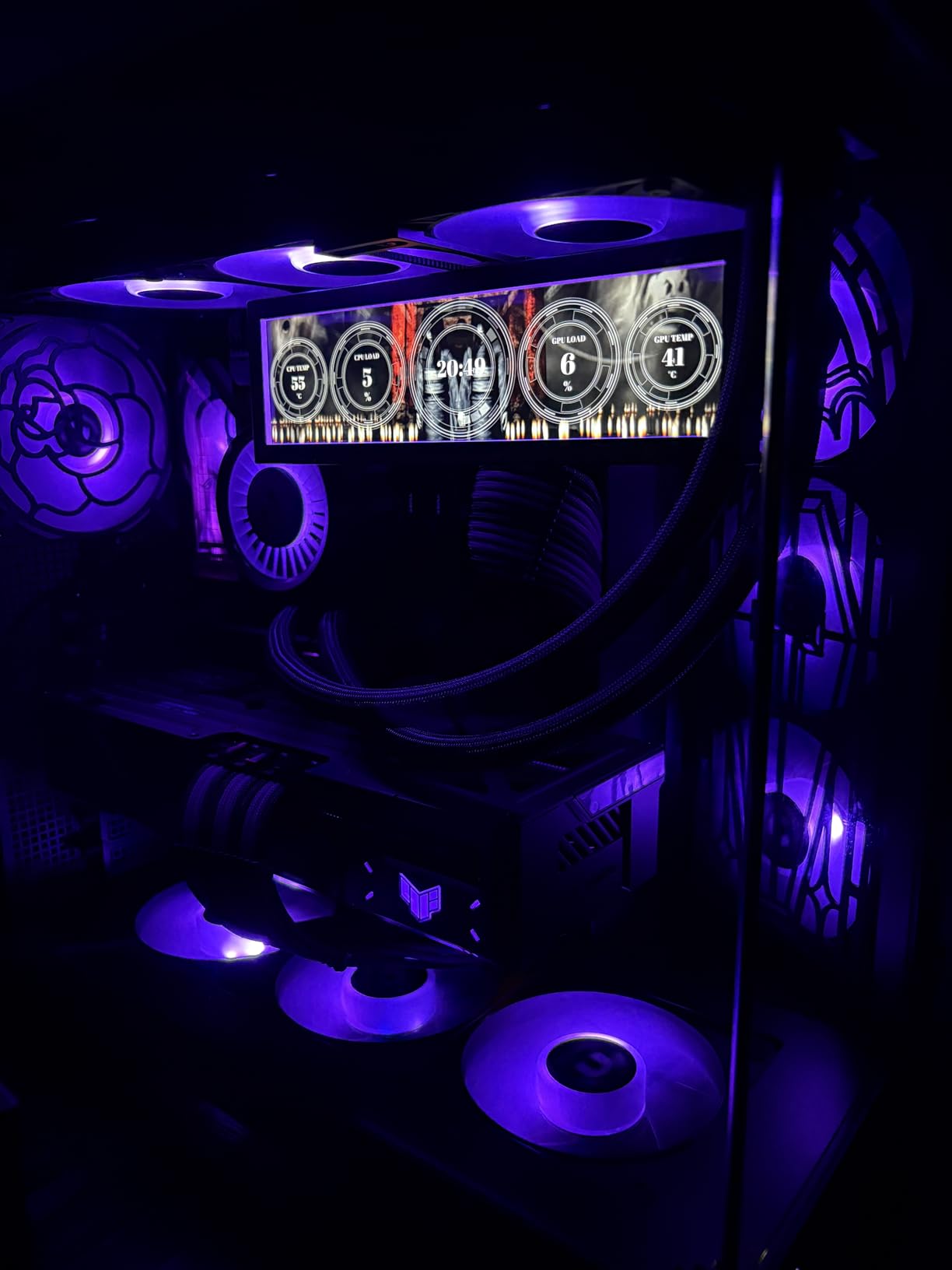 Thermaltake CT120 EX ARGB Reverse PC Cooling Fan (3-Fan Pack), Magnetic Connection, 5V Motherboard Sync, 16.8 Million Colors 9 Addressable LEDs customer photo 1